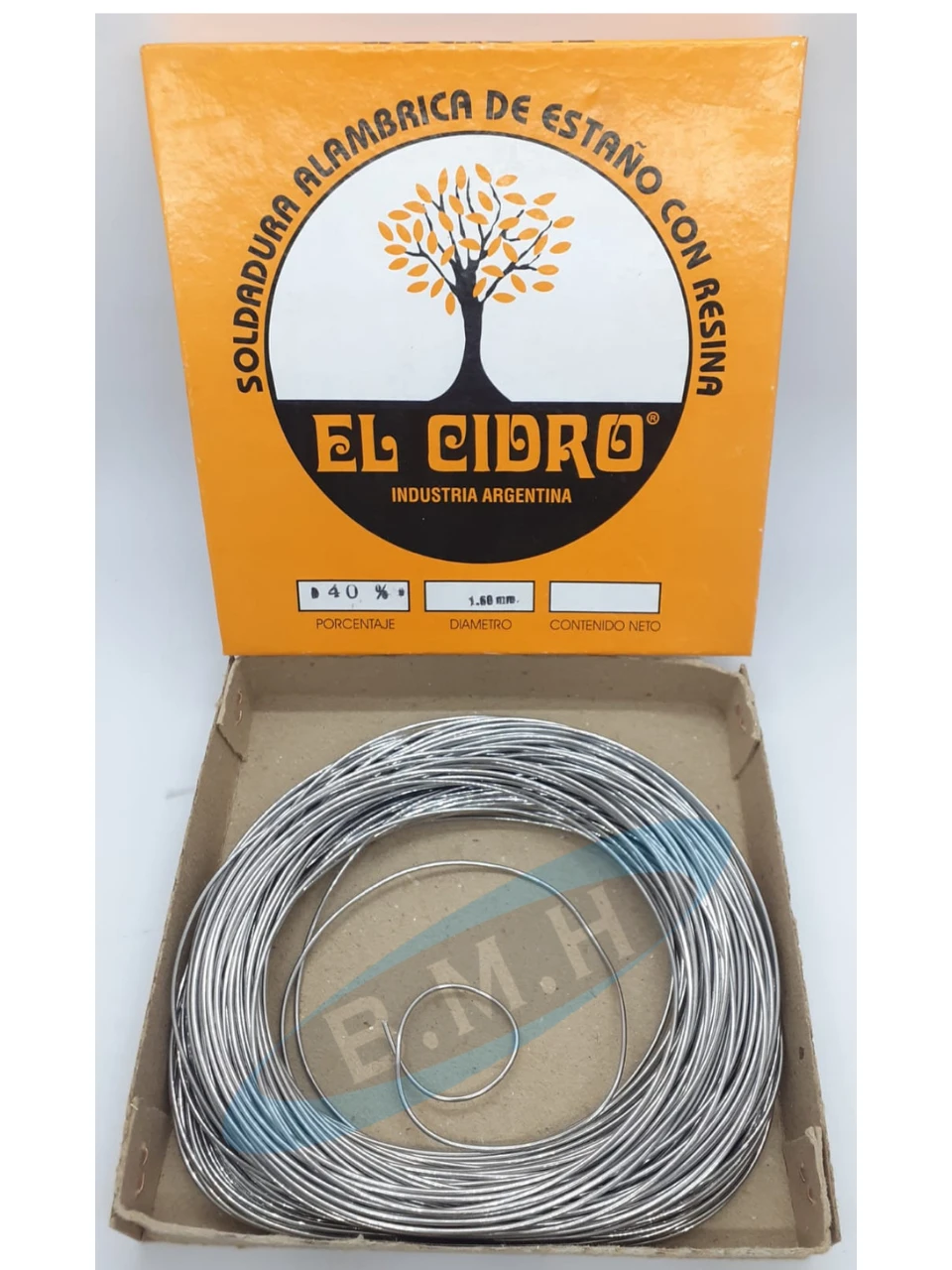 ESTAÑO Ø 1.5 mm 40/60 - X KG.