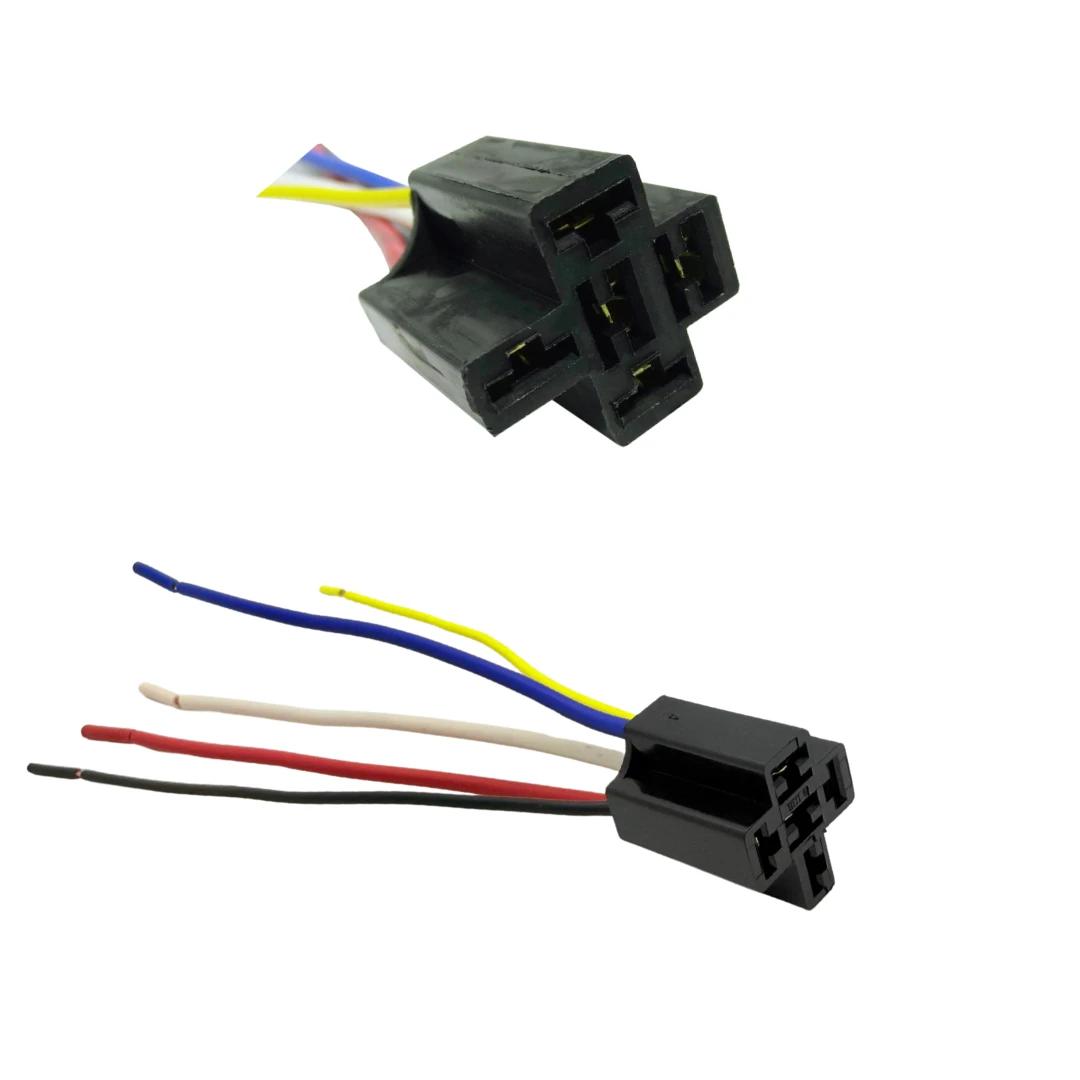 FICHA MINI RELAY (5 VIAS. CABLE 2MM) X BOLSA DE 10 UNIDADES