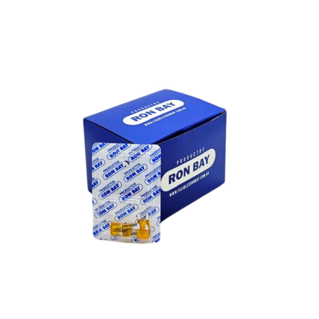 FUSIBLE MINI FICHA 5 AMP . CAJA DE 20 BLISTER X 5 UNIDADES  (CAJA CERRADA)