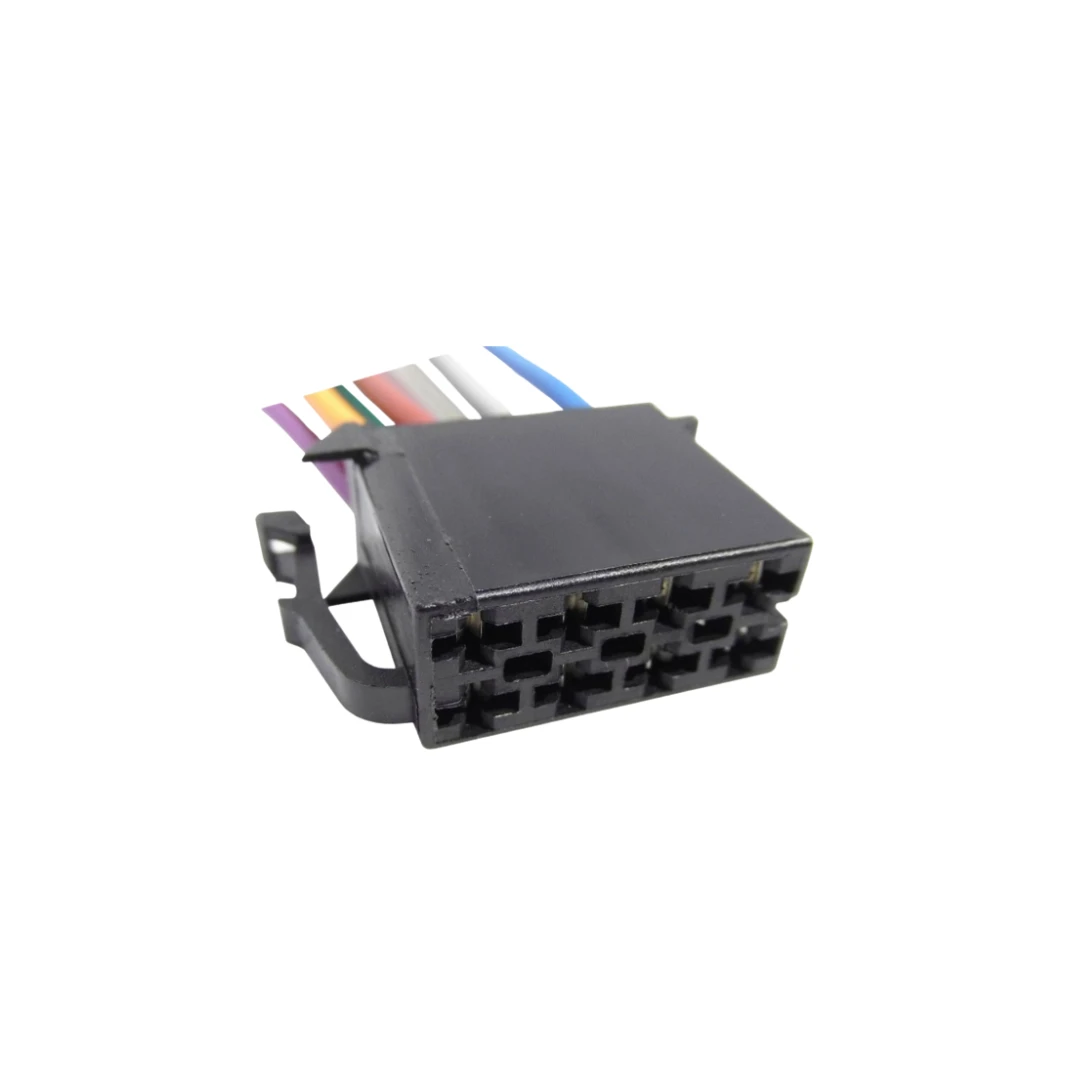 FICHA 8 VIAS NEGRA ESTEREO TIPO UNIVERSAL