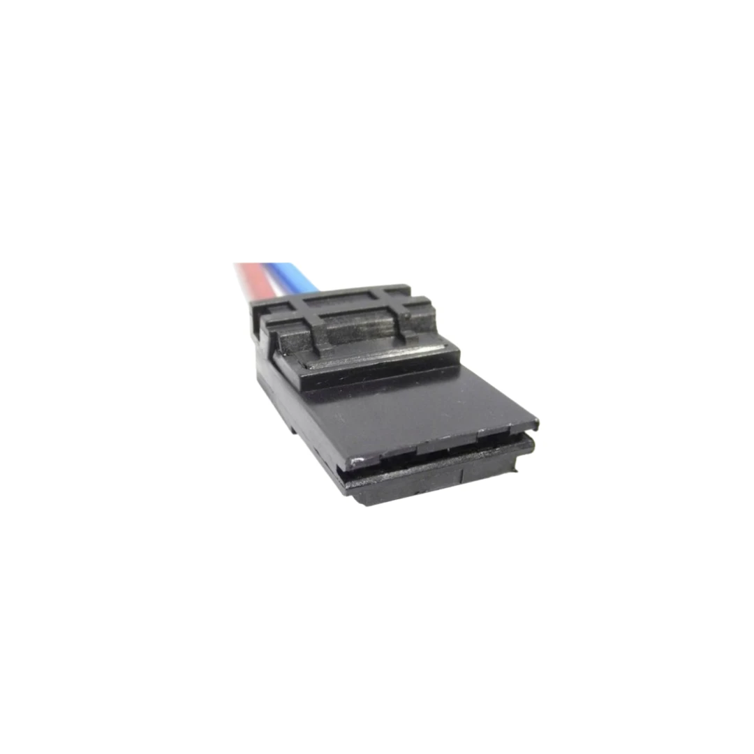 FICHA 2 VIAS MACHO NEGRA PARA LLAVE DE CONTACTO (RENAULT)