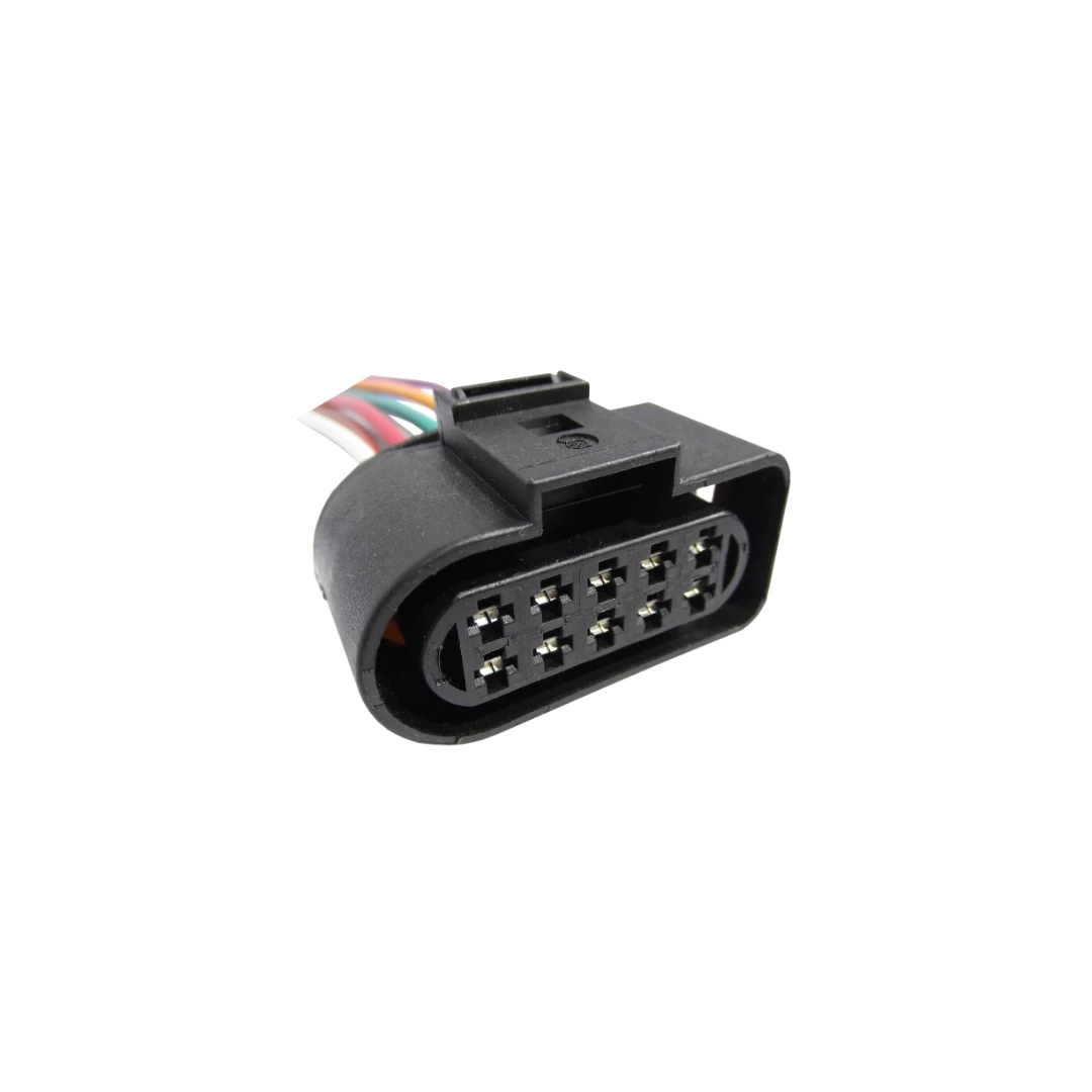 FICHA 10 VIAS CONEXION FAROS DELANTERO (VW-FORD- FIAT - M. BENZ)