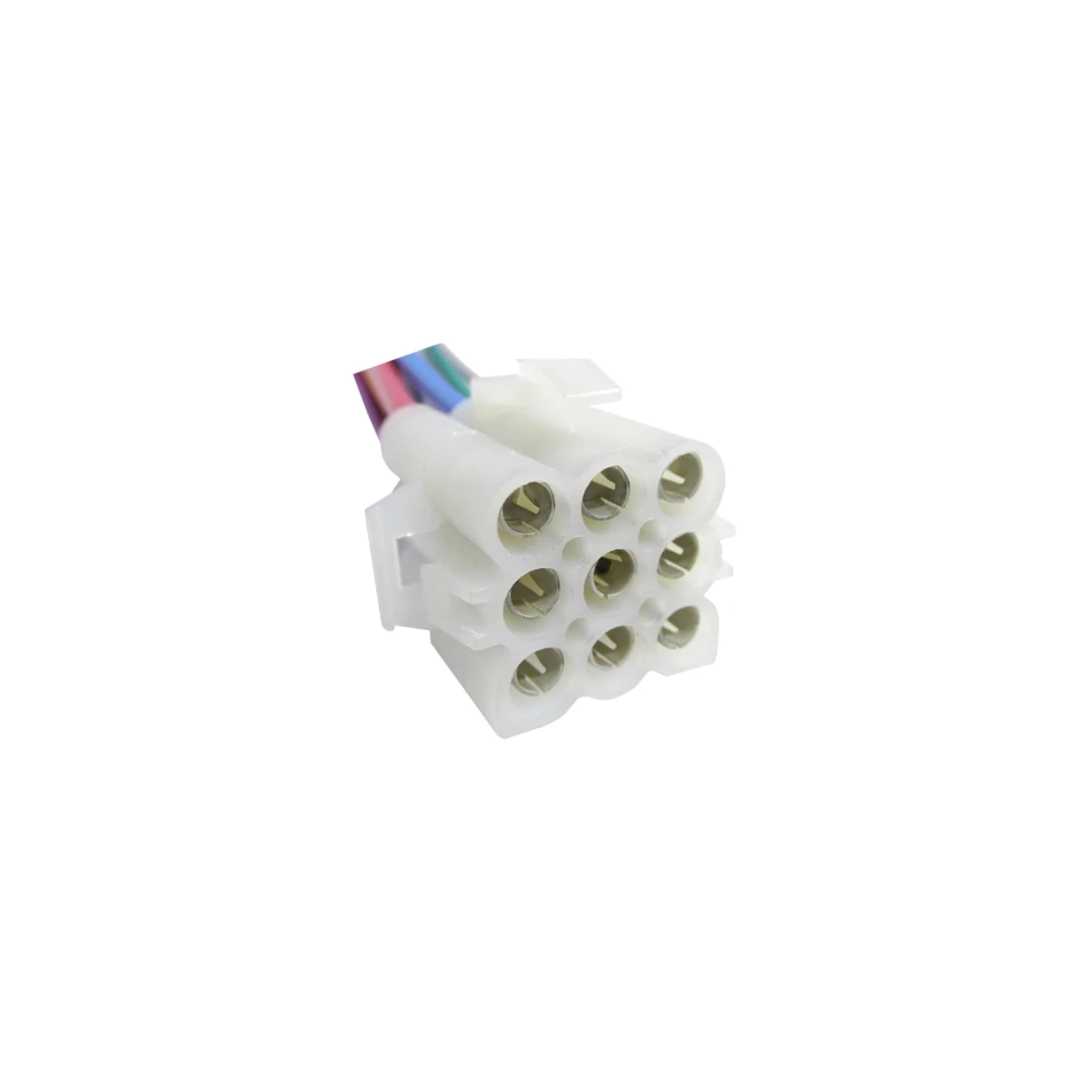 FICHA 9 VIAS MACHO PALANCA AGRALE MODELO VIEJO (BLANCA)