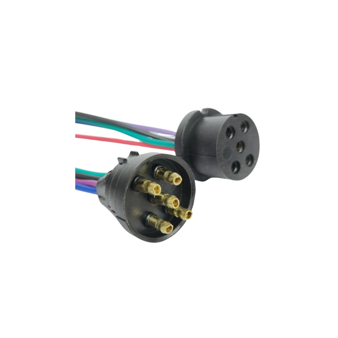 FICHA 5 VIAS ACOPLADO DE NYLON-GOMA X BOLSA DE 5 UNIDADES