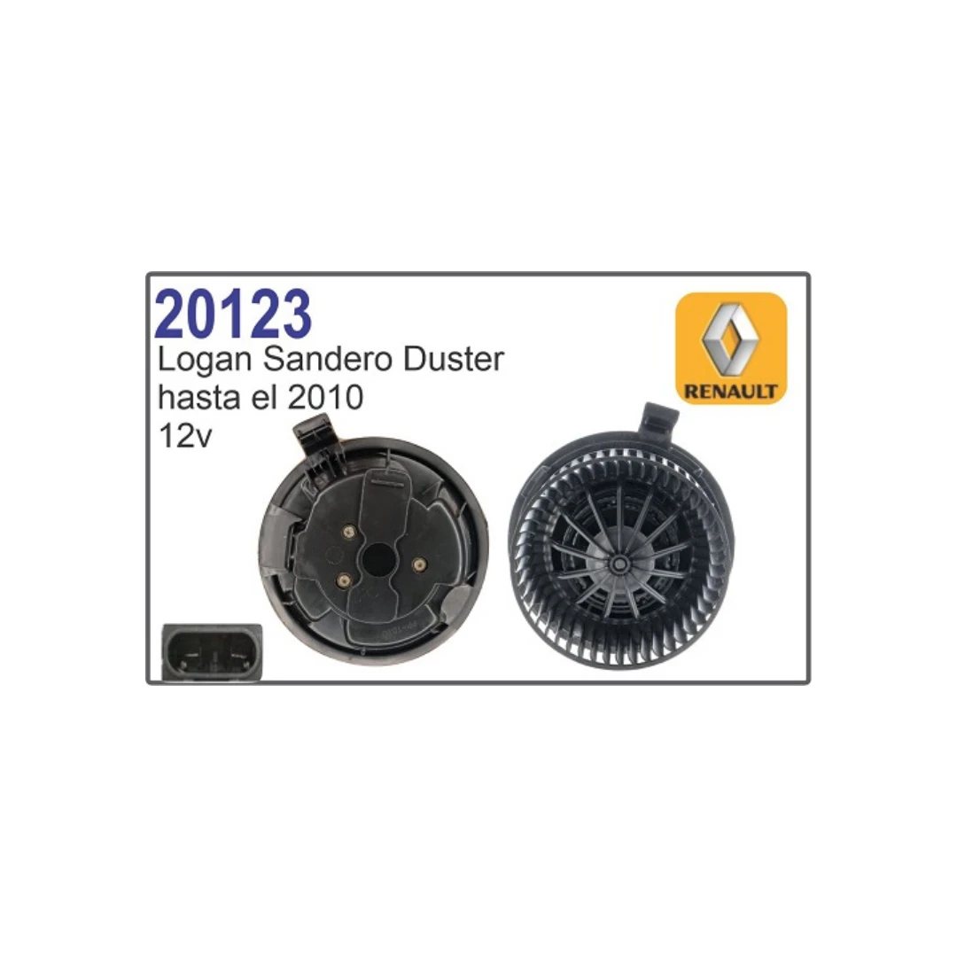 MOTOR SOPLADOR CALEFACCION RENAULT LOGAN SANDERO 12V