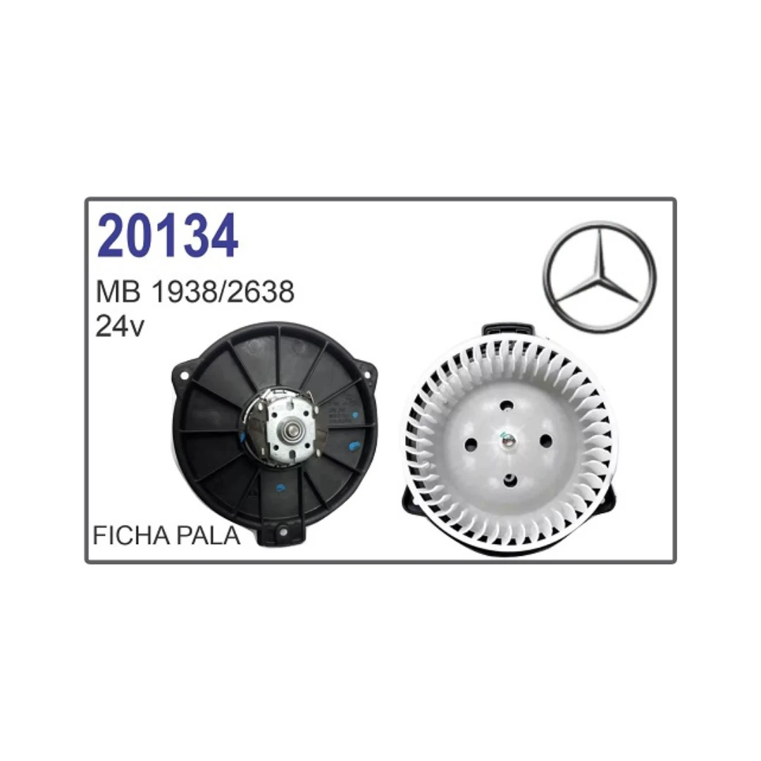 MOTOR SOPLADOR CALEFACCION MERCEDES BENZ AXOR  ATEGO 1624 24V