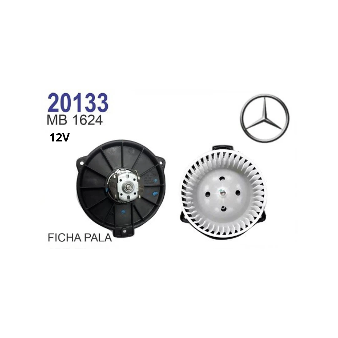 MOTOR SOPLADOR CALEFACCION MERCEDES BENZ AXOR  ATEGO 1624 12V