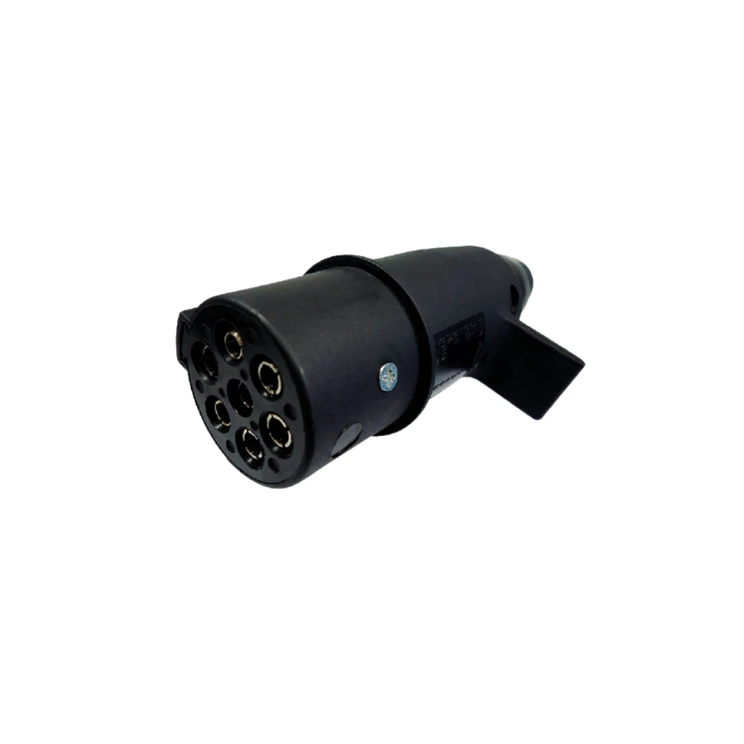 ENCHUFE MACHO PARA TRAILER 24V-7 VIAS PLASTICO SIN EXTENSOR LINEA PESADA