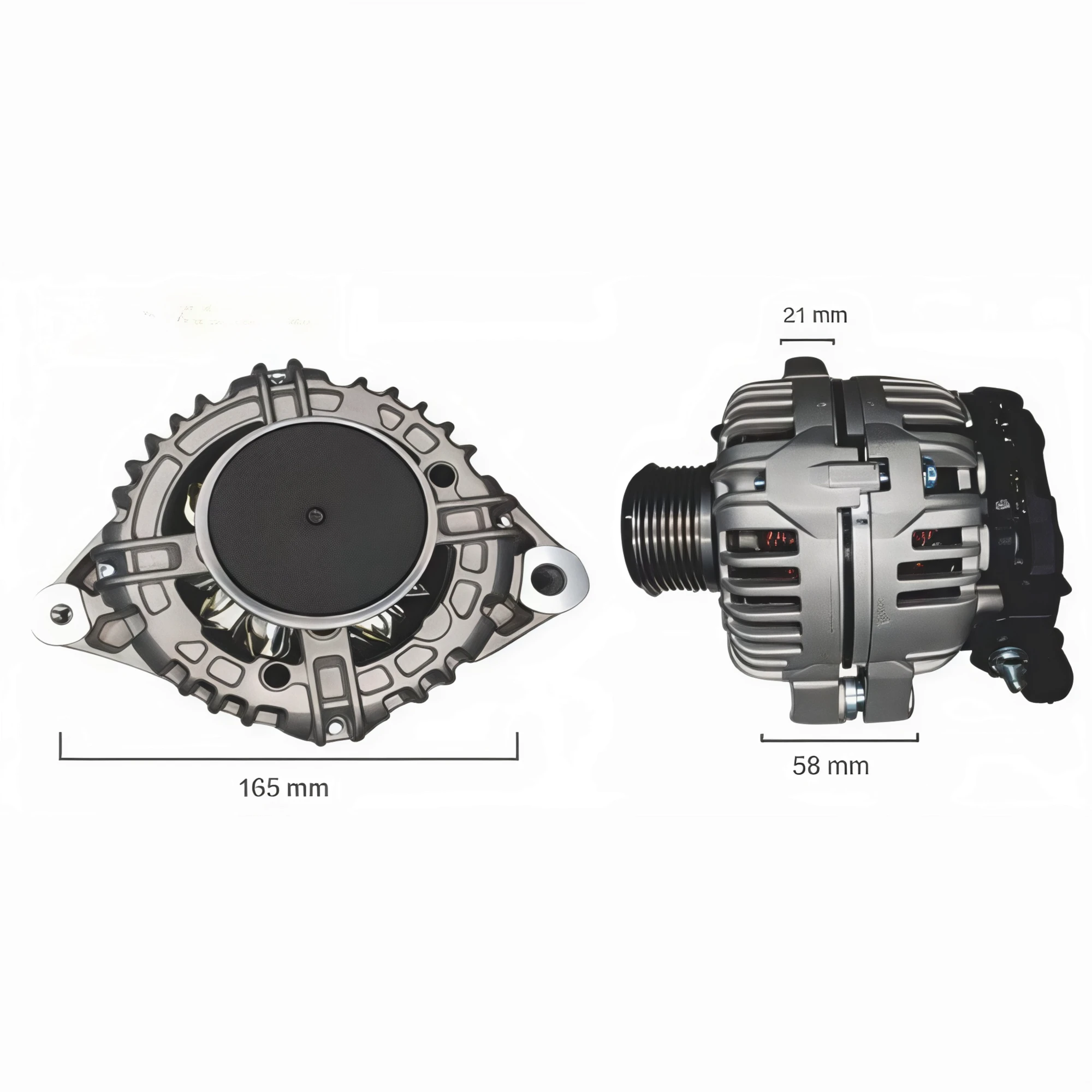 ALTERNADOR BOSCH 12V 80A TOYOTA HILUX DESDE 2005 HASTA 2015 4 PINES