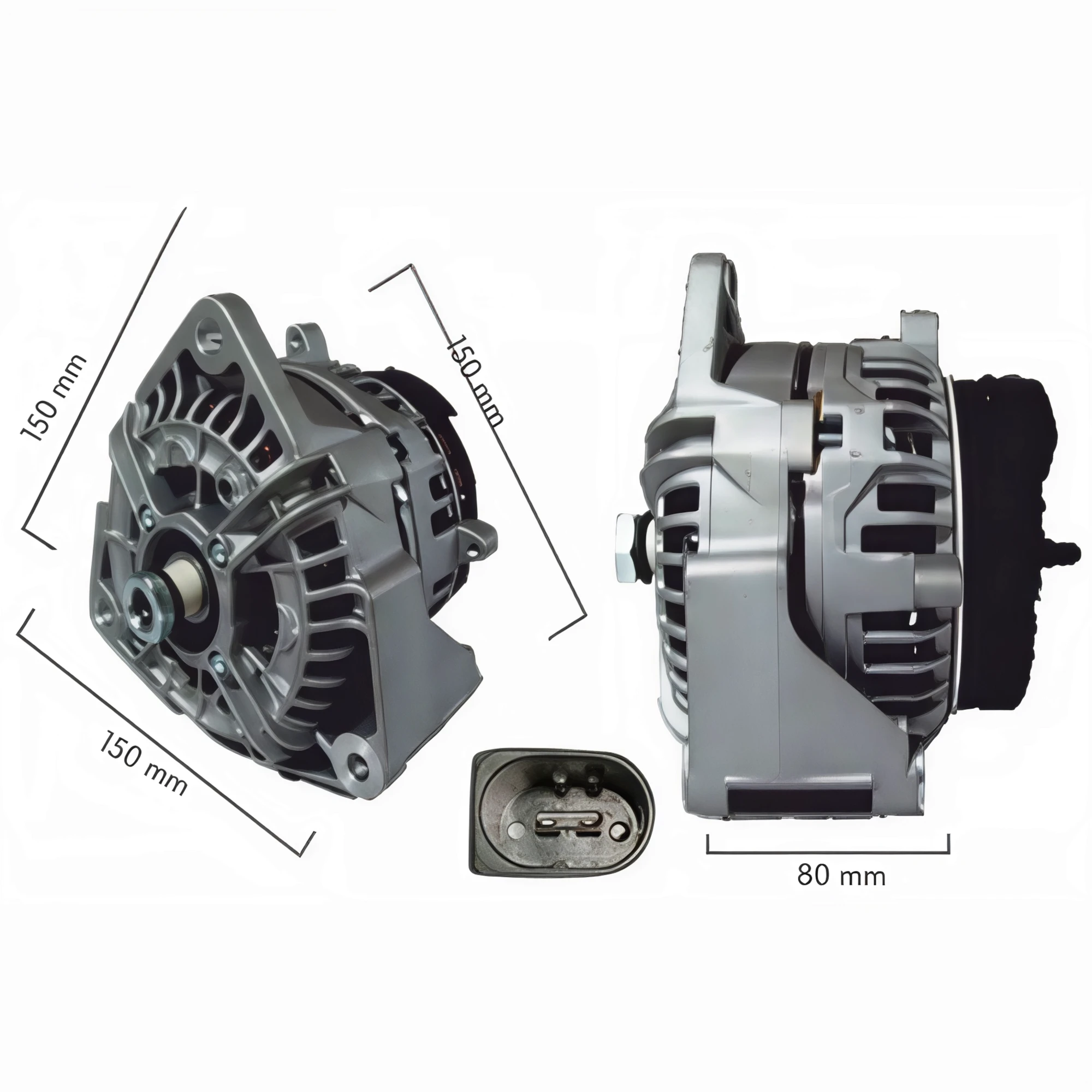 ALTERNADOR BOSCH 12V 120A 8PK VW 17-220 2 PINES INTELIGENTE