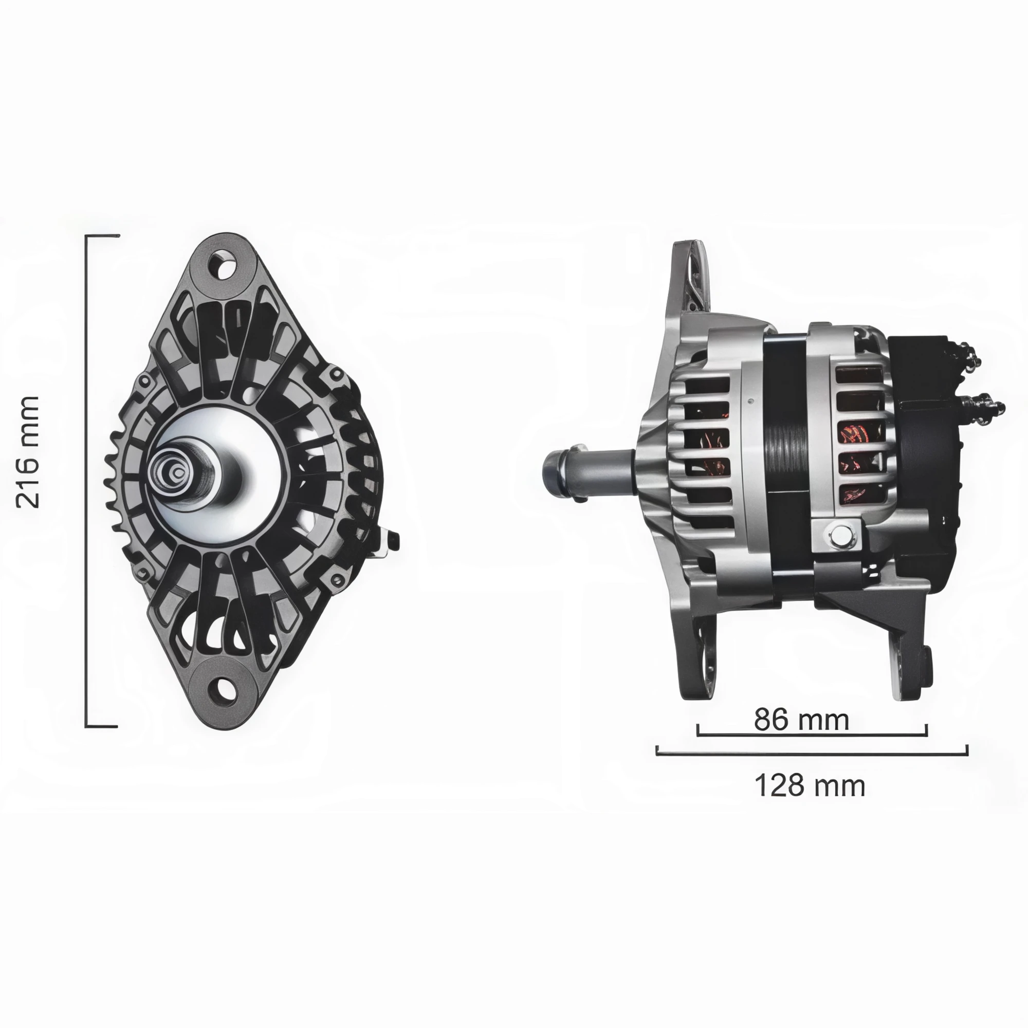 ALTERNADOR BOSCH 12V 200A UNIVERSAL AGRICOLA FUMIGADORA DEUTZ
