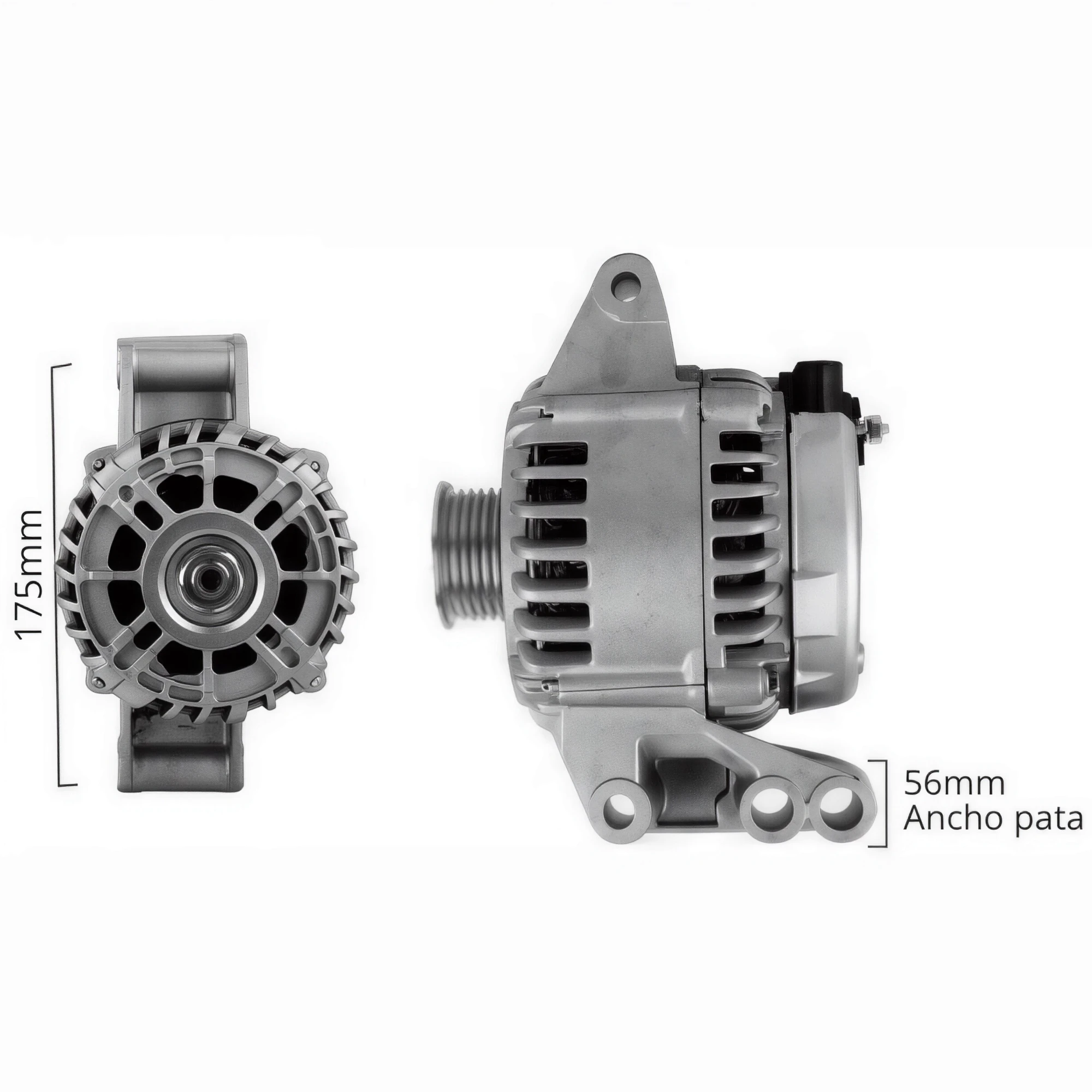ALTERNADOR BOSCH 12V 90A 6PK FORD FOCUS FIESTA ECOSPORT