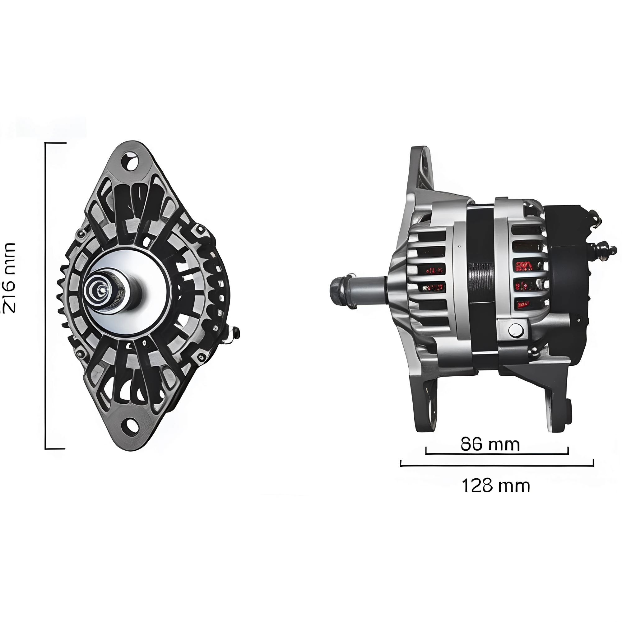 ALTERNADOR DELCO 12V 210A CASE UNIVERSAL AGRICOLA