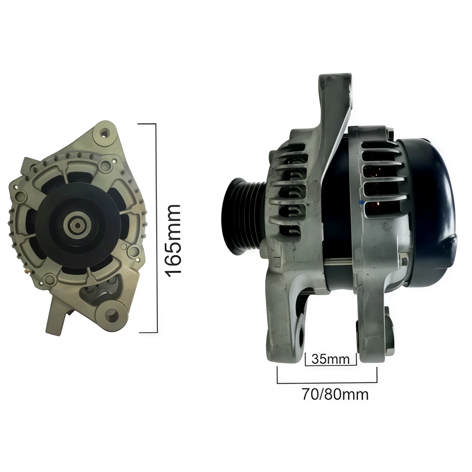 ALTERNADOR DENSO TOYOTA ETIOS NAFTA 12V 80A