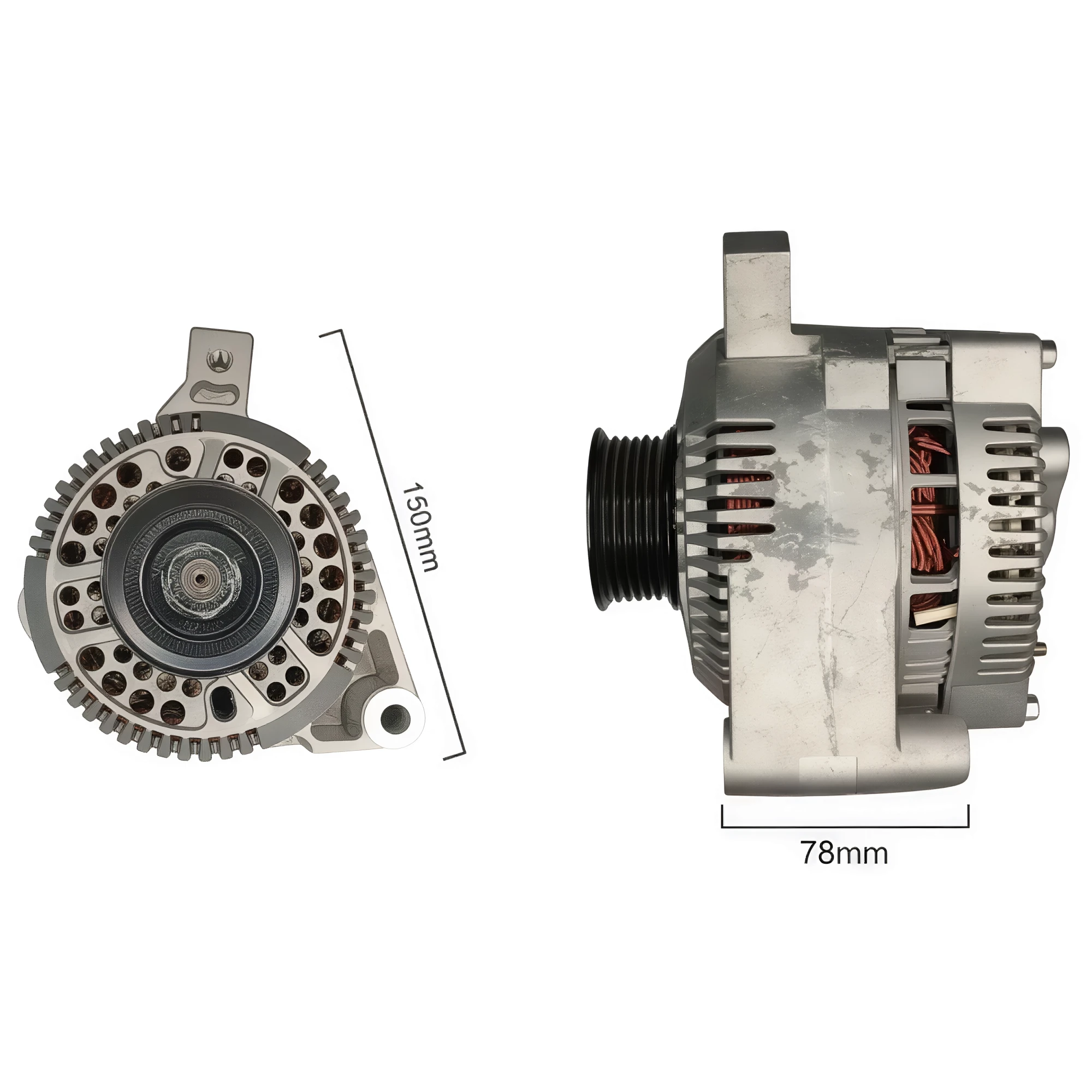ALTERNADOR MOTORCRATF 12V 95A FORD F100 4.9 NAFTA VENTILADO