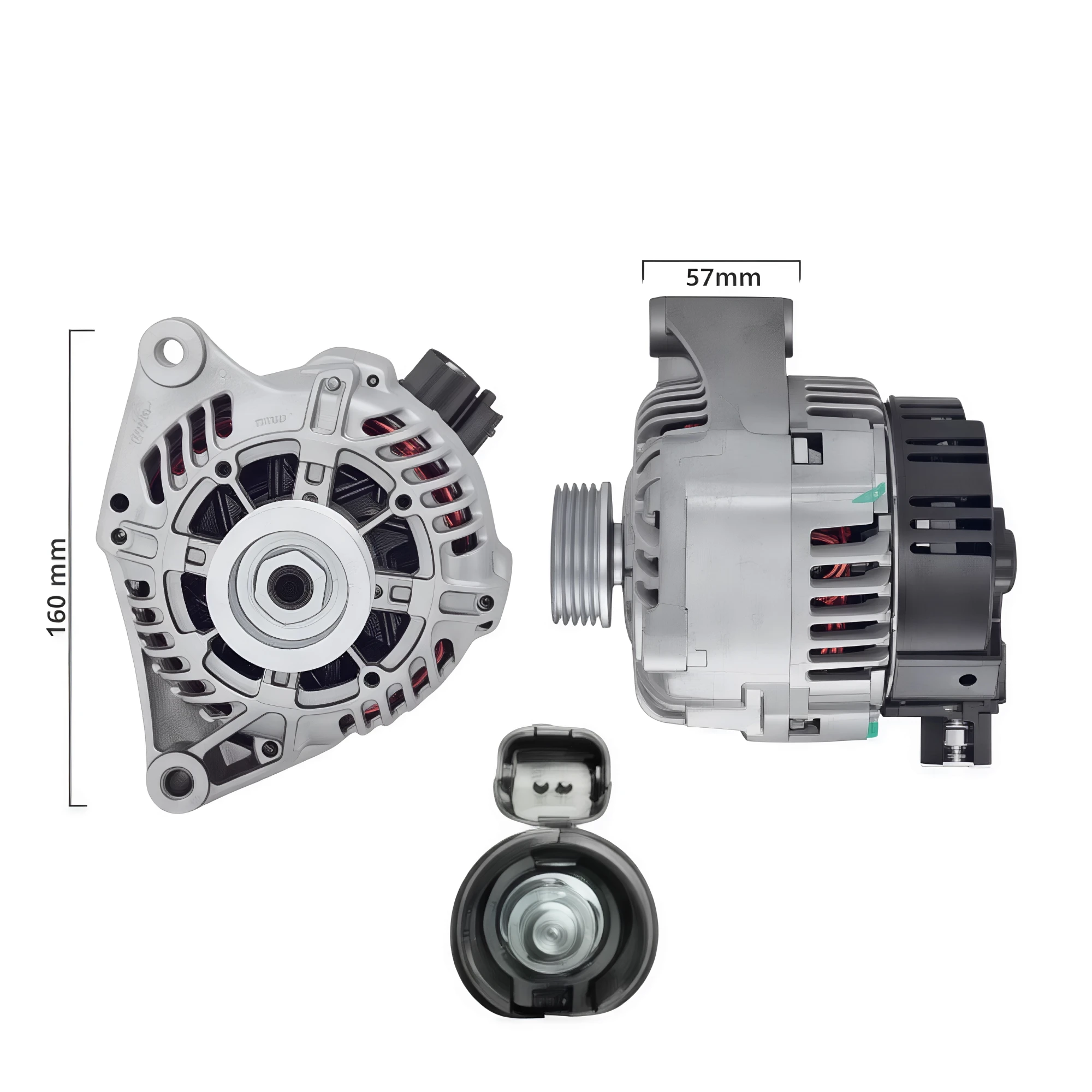 ALTERNADOR VALEO 12V 85A PEUGEOT PARTNER 206 5PK
