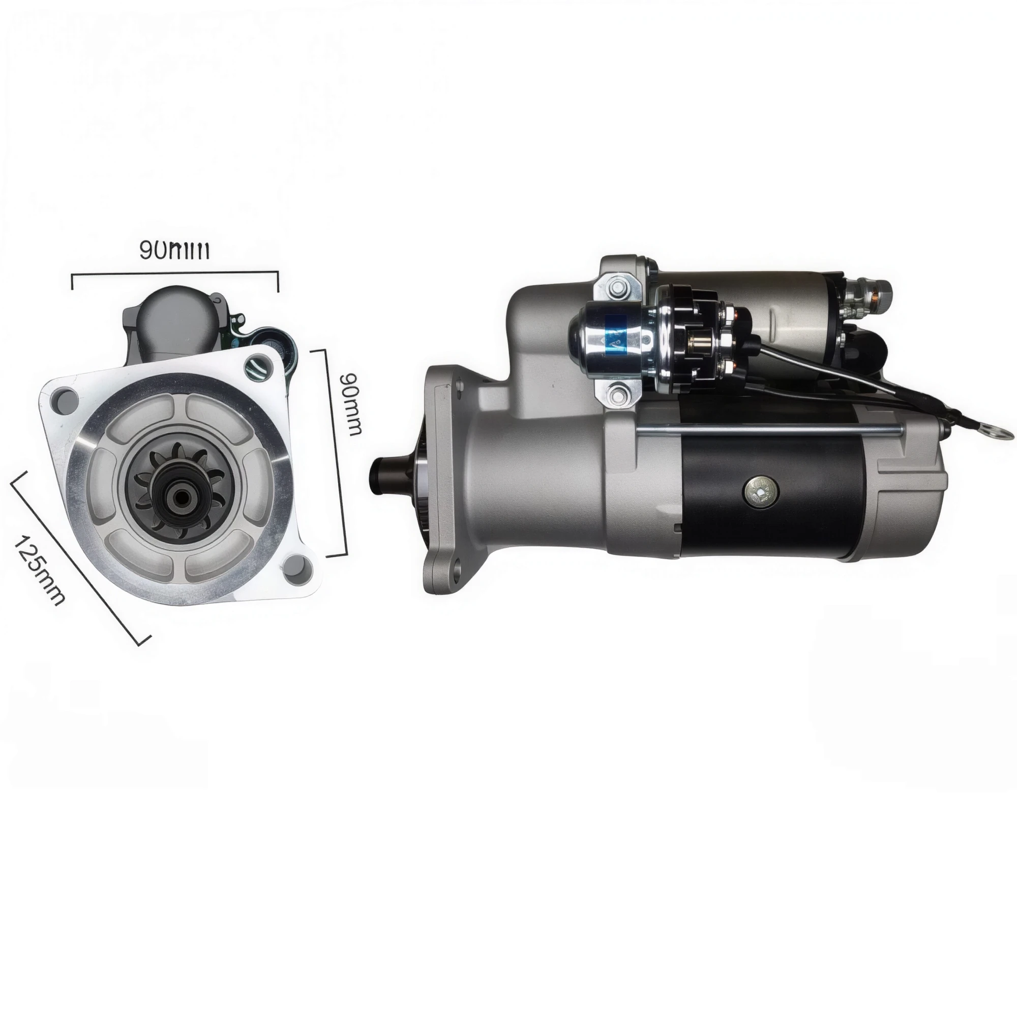 MOTOR DE  ARRANQUE DELCO 29MT VOLSKWAGEN VW CAMION 13180  FIAT VOLVO IVECO  MWM 10D 37.5DP  24V