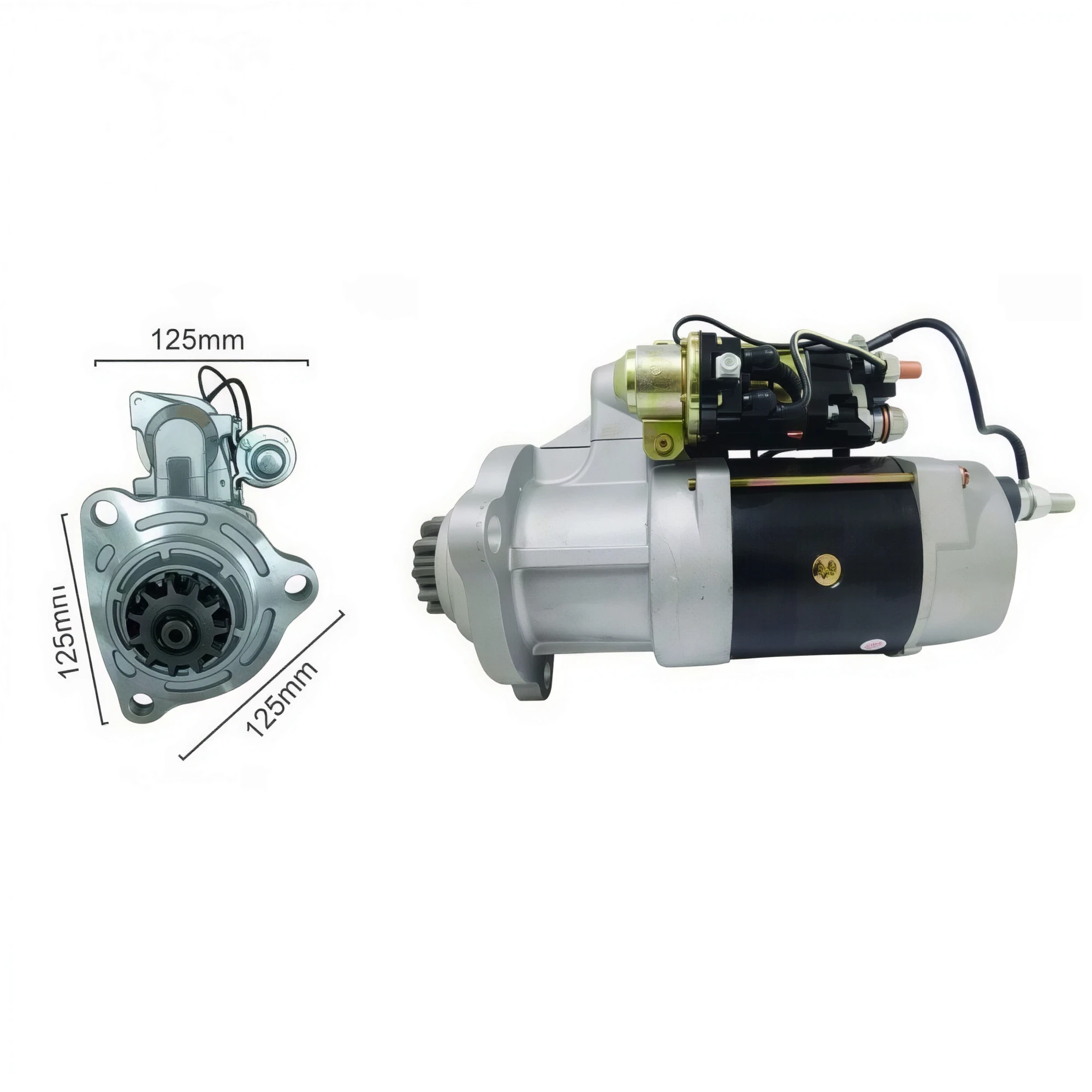 MOTOR DE  ARRANQUE DELCO 39MT 11D 24V CASE CUMMINS