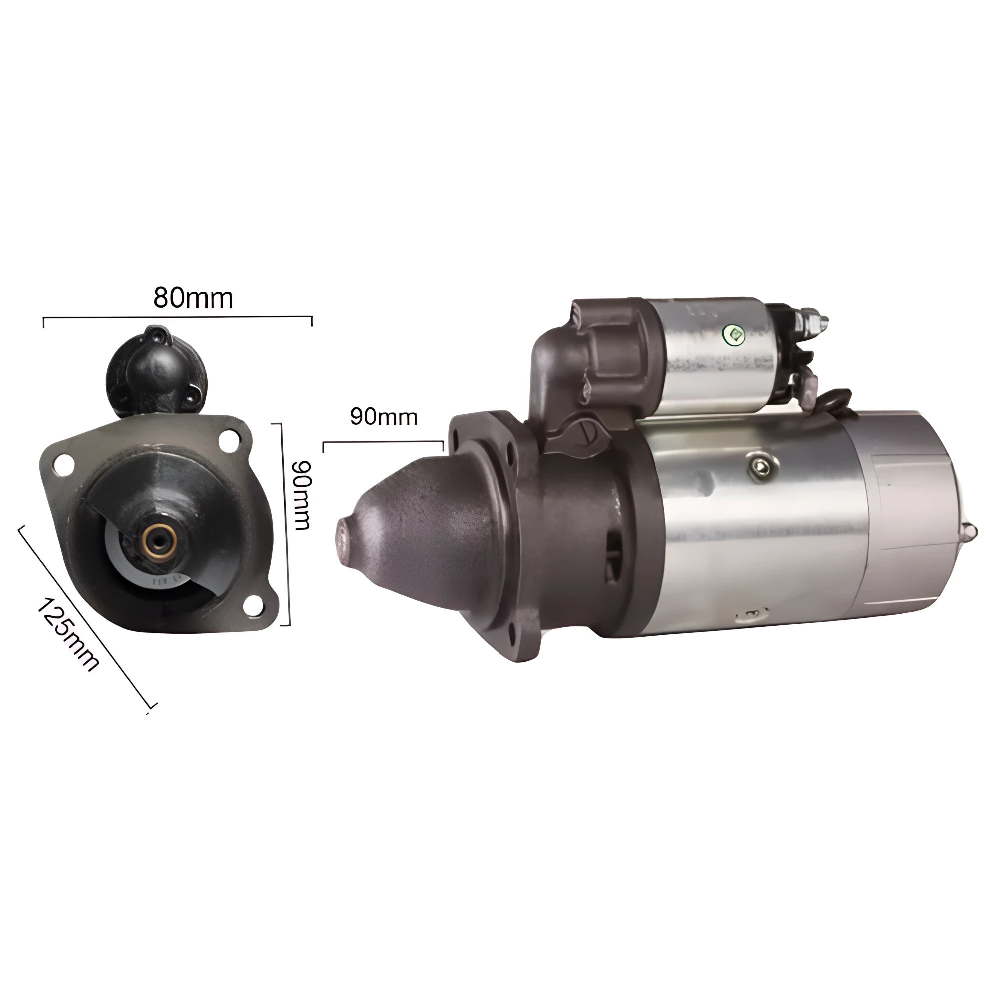 MOTOR DE ARRANQUE BOSCH CAMION FORD F-100 PERKINS CHEVROLET D20 MAXION 10D 12V 40DP  (Reemplazo 10130)