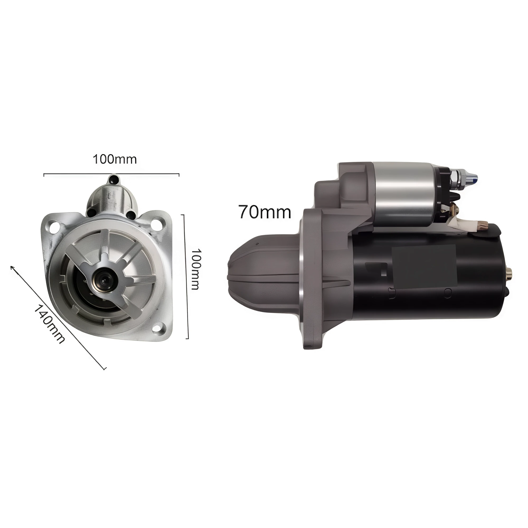 MOTOR DE ARRANQUE BOSCH CAMION FORD CARGO F-100 MWM SILVERADO MWM 9D 12V REDUCTOR