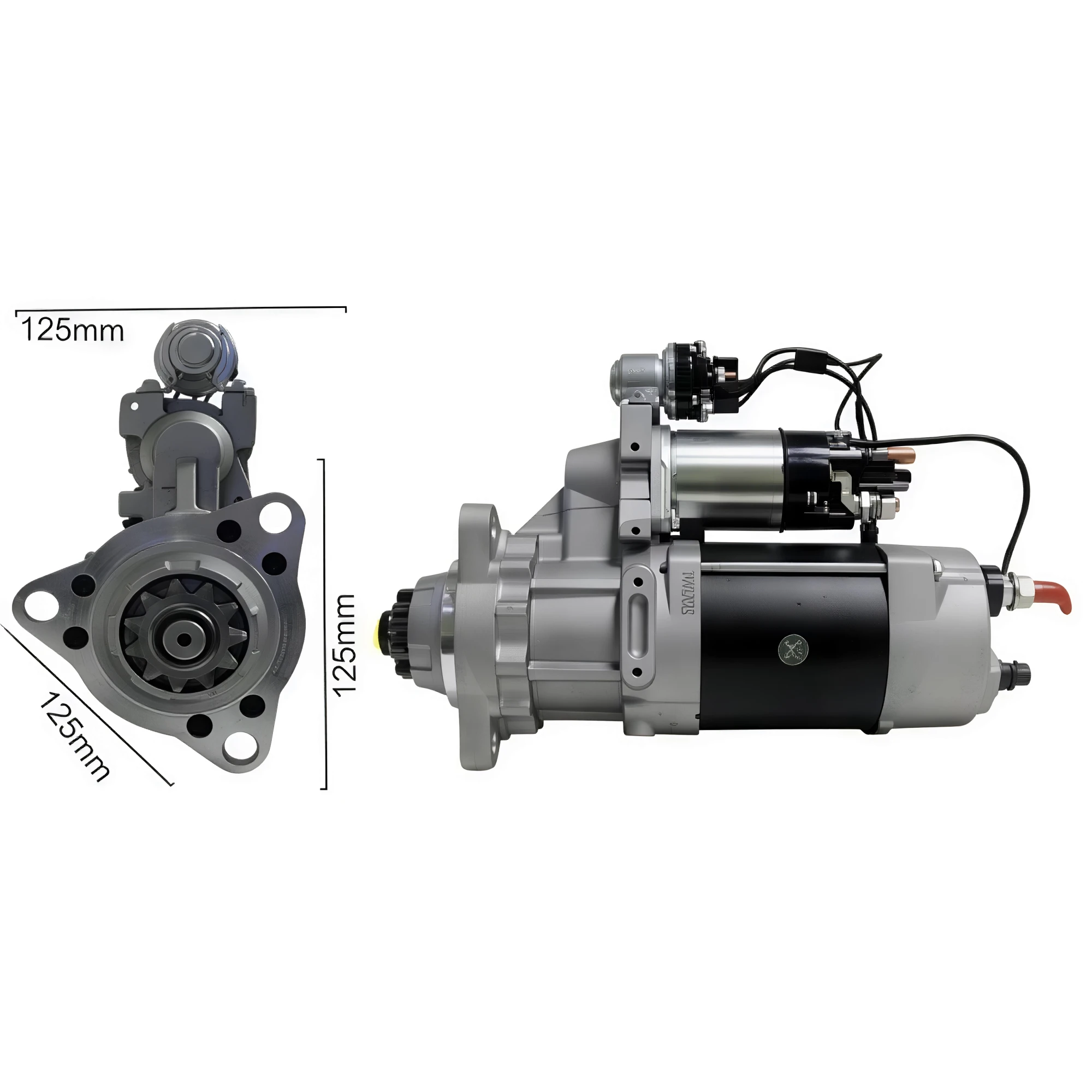 MOTOR DE ARRANQUE DELCO 39MT TRACTOR CASE KOMATSU 11D 24V