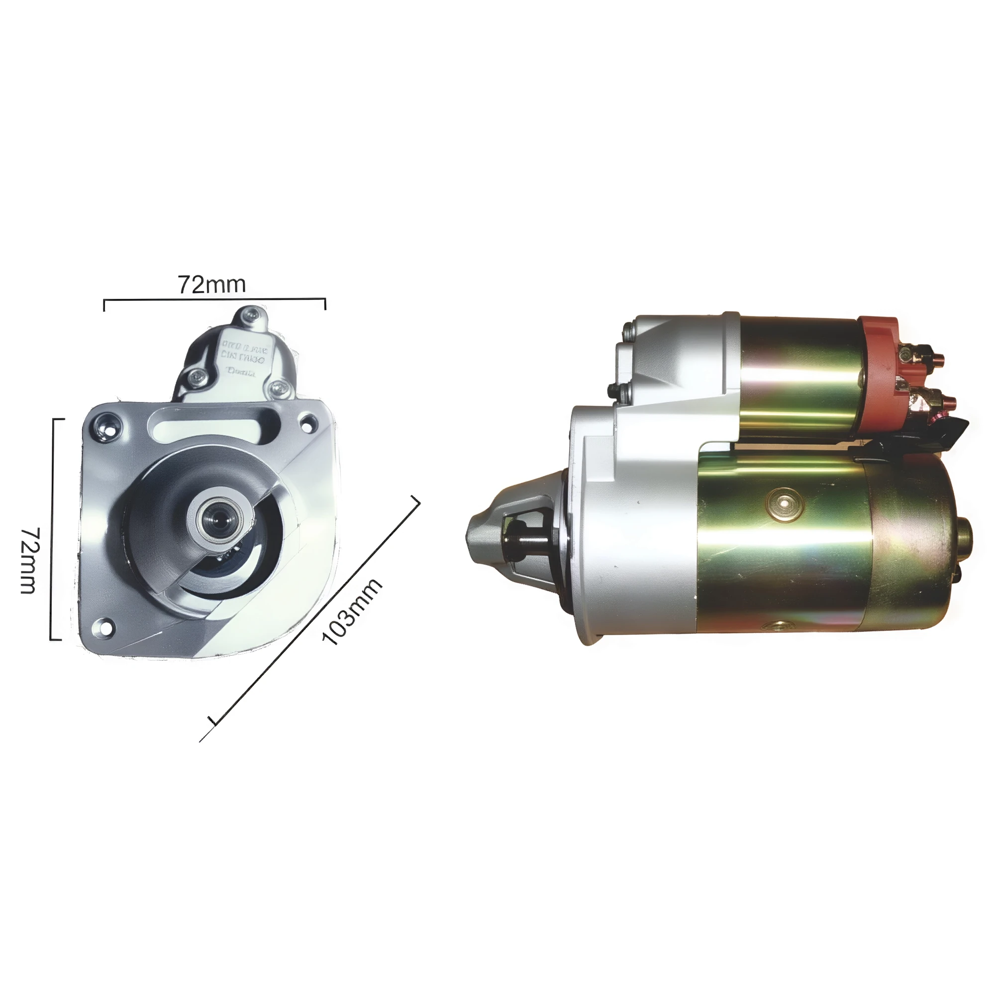 MOTOR DE ARRANQUE DUNA, UNO, MARELLI  (Reemplazo 10080