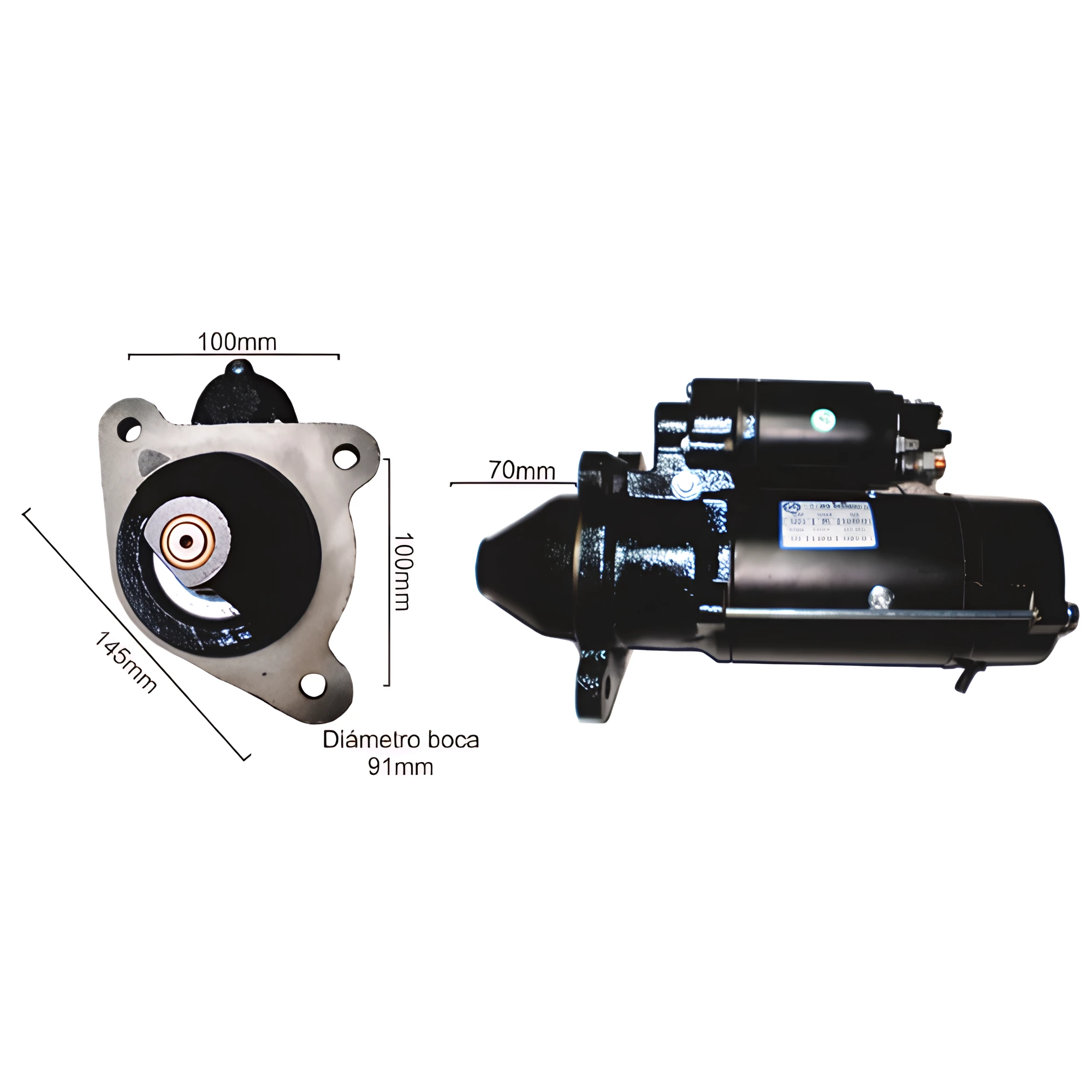MOTOR DE ARRANQUE CASE, NEW HOLLAND ISKRA