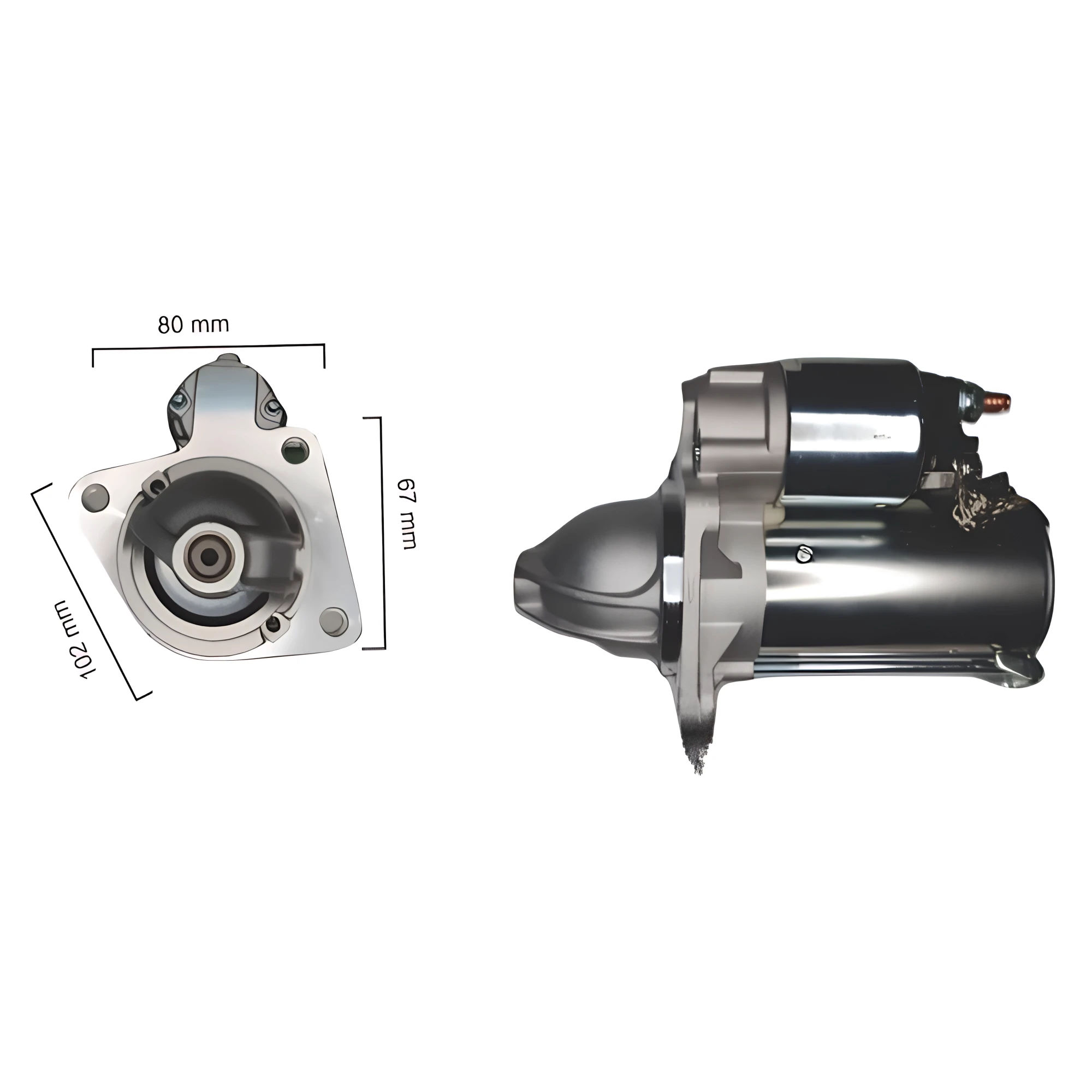 MOTOR DE ARRANQUE FORD FOCUS 1.6 16 VALVULAS (Reemplazo 10138)
