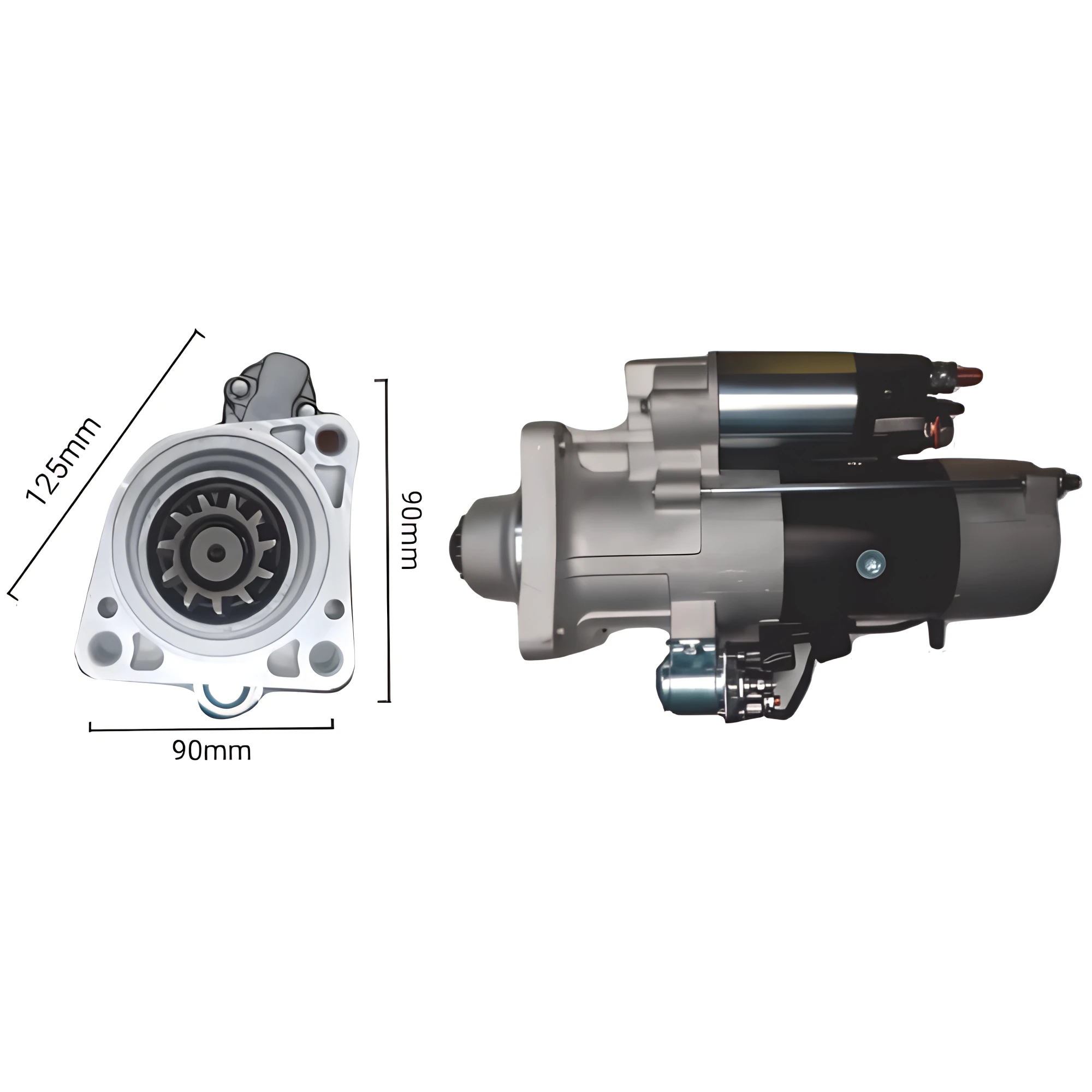 MOTOR DE ARRANQUE MITSUBISHI VOLVO FM9 FM12 11D 24V