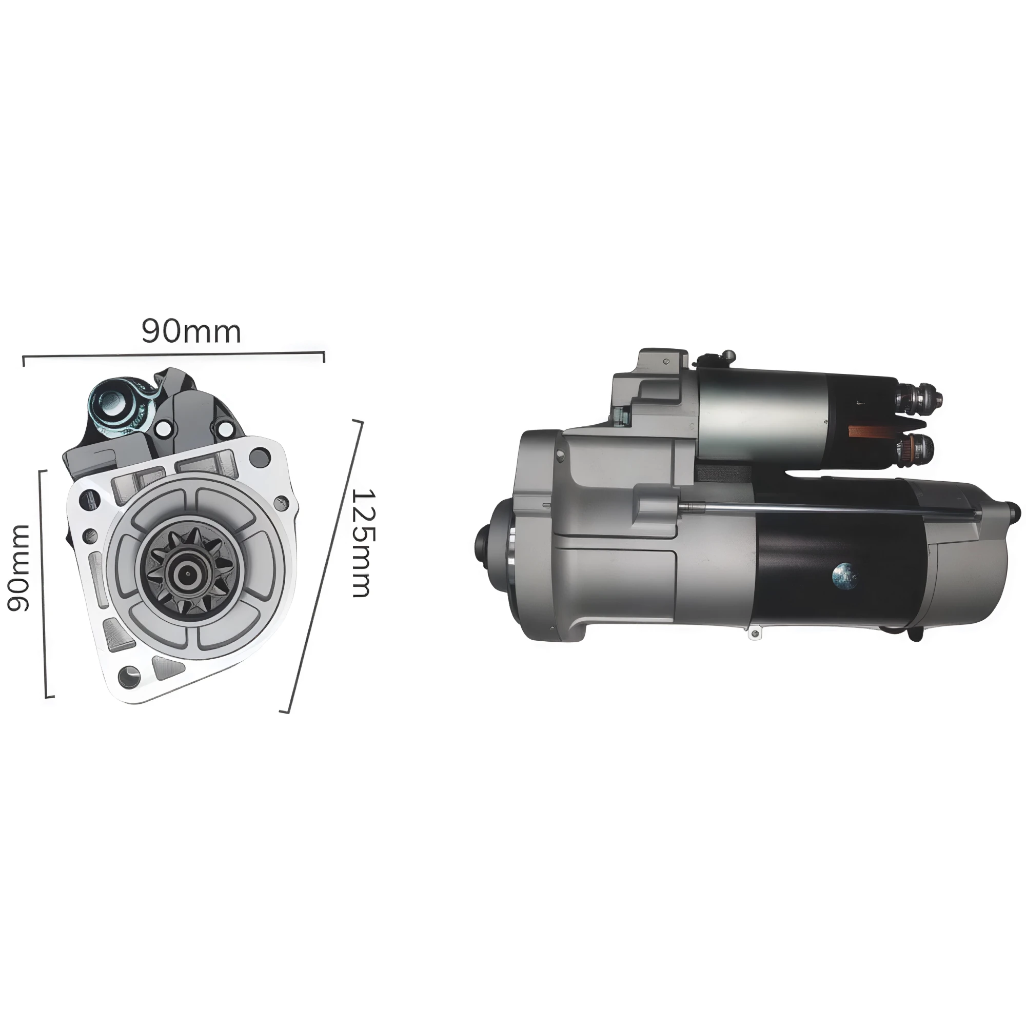 MOTOR DE ARRANQUE MITSUBISHI VOLVO FL240 FL260 FL280