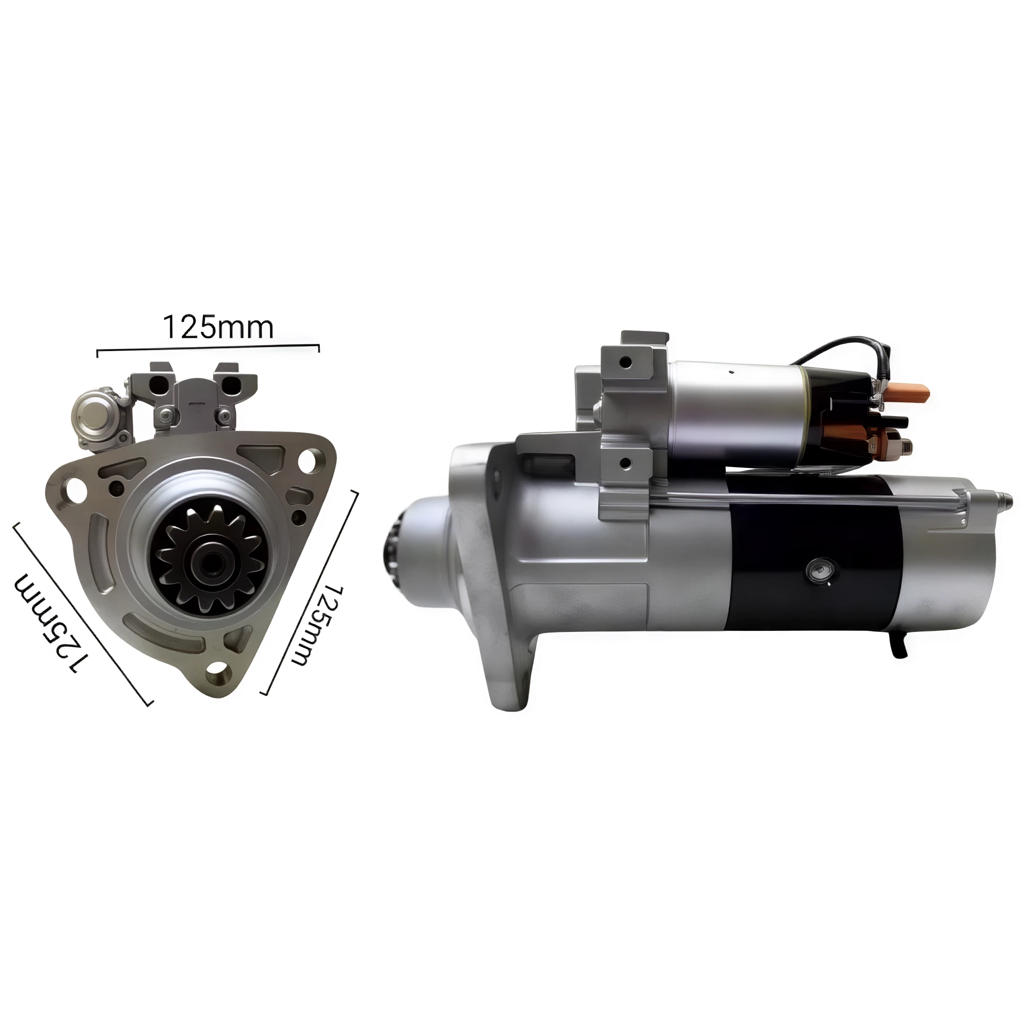 MOTOR DE ARRANQUE MITSUBISHI VOLVO B12 FH12 FH13 12D 24V M8 CARCASA 90X94