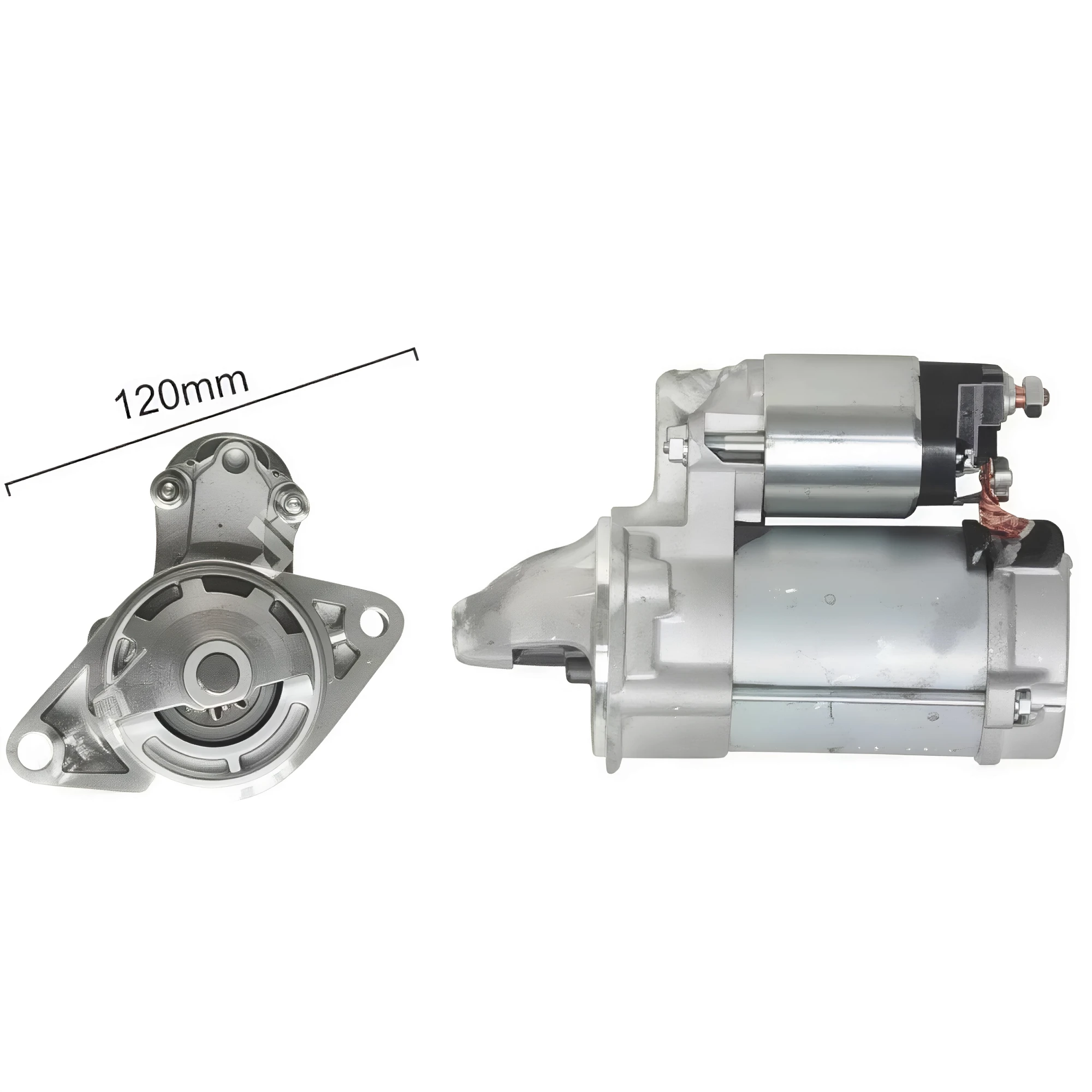 MOTOR DE ARRANQUE DENSO 9D TOYOTA COROLLA NAFTA 12V (Reemplazo 10135)