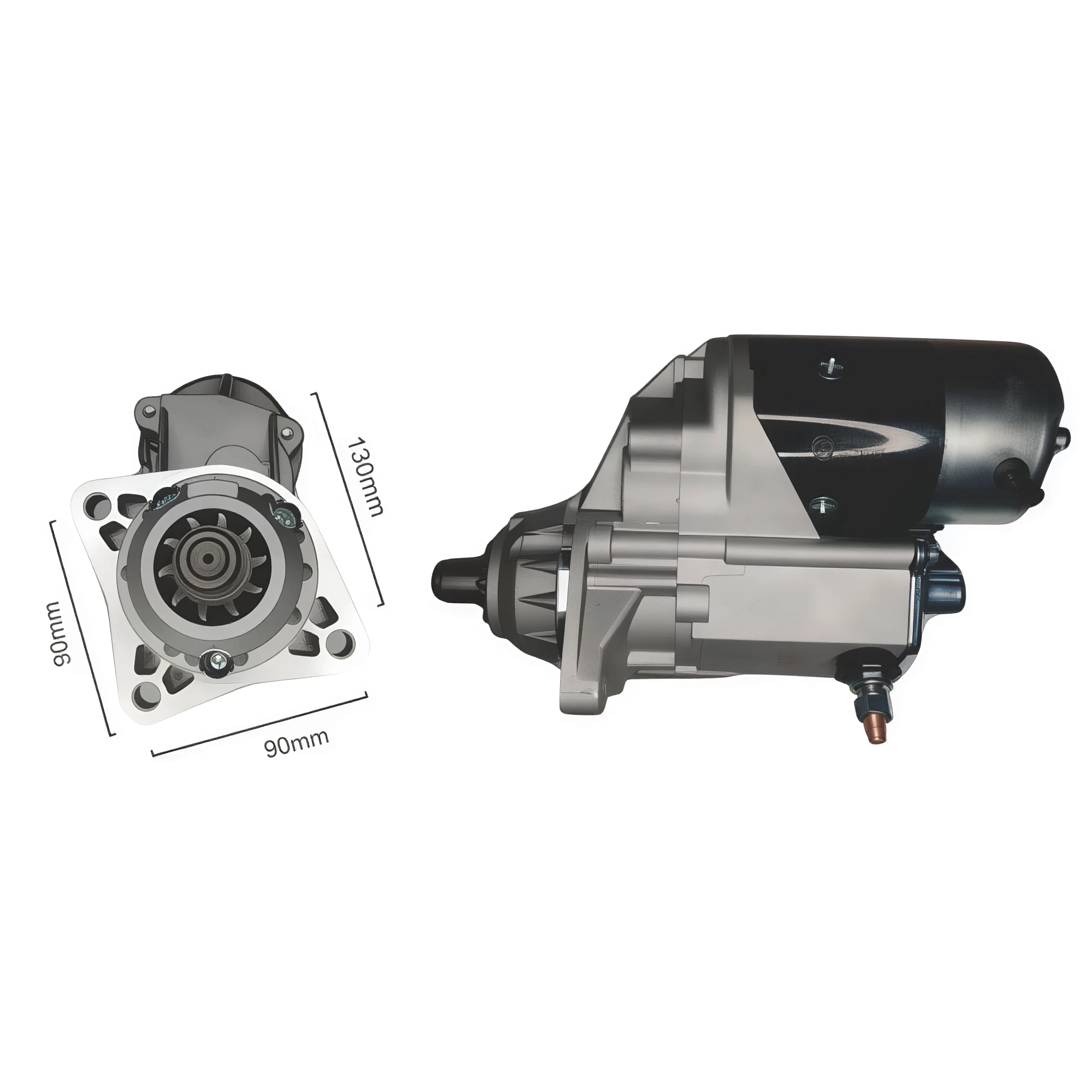 MOTOR DE ARRANQUE DENSO CASE TRACTOR LINEA MX 12V