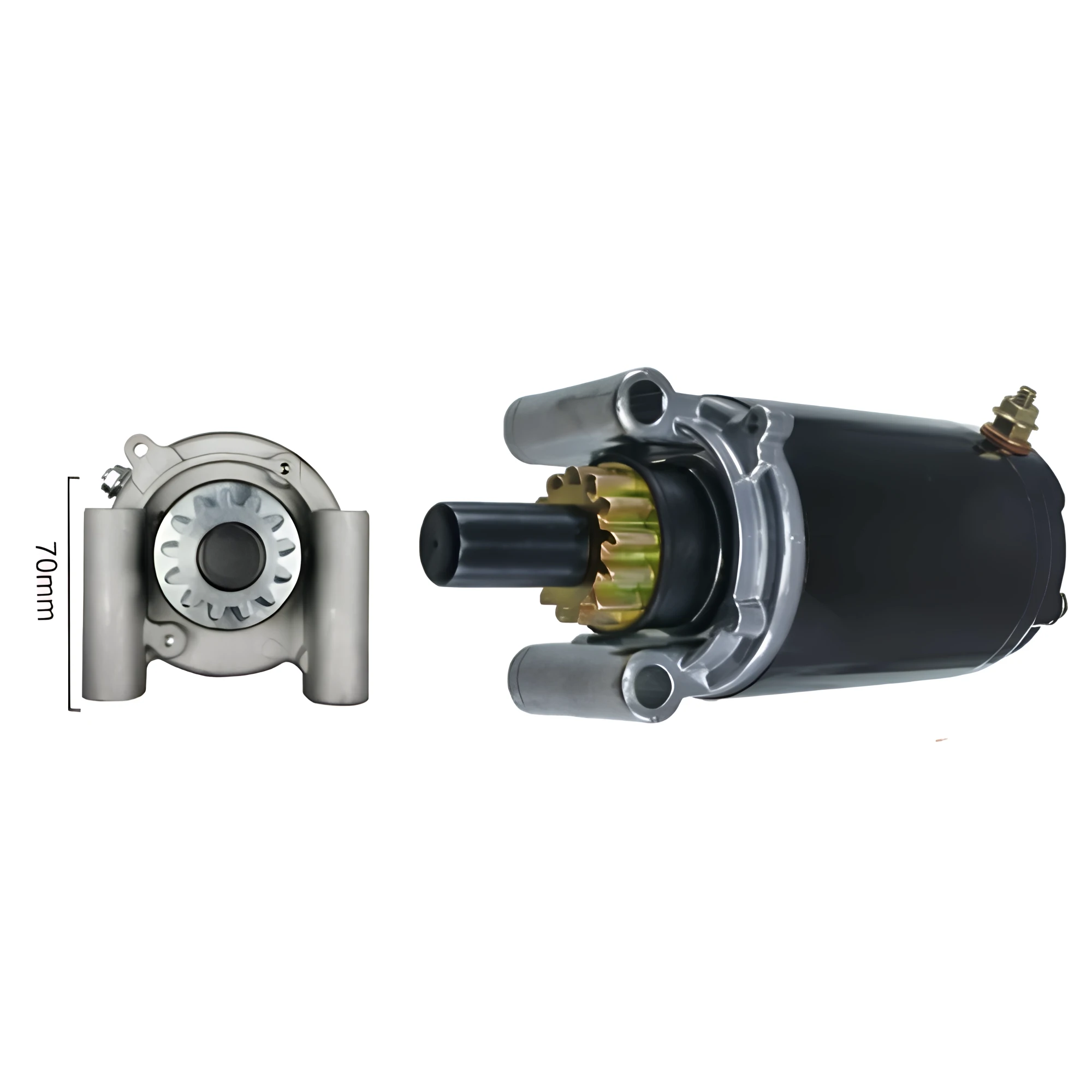 MOTOR DE ARRANQUE JHONSON ELECTRIC JOHN DEERE BRIGGS STRATTON CORTA CESPED PASTO 12V 13D