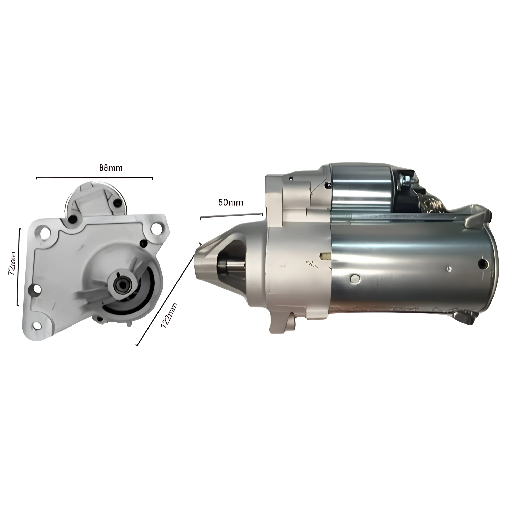 MOTOR DE ARRANQUE VALEO 11D. 12V P207 PARTNER DIESEL 1.6TDI  (Reemplazo 10016)