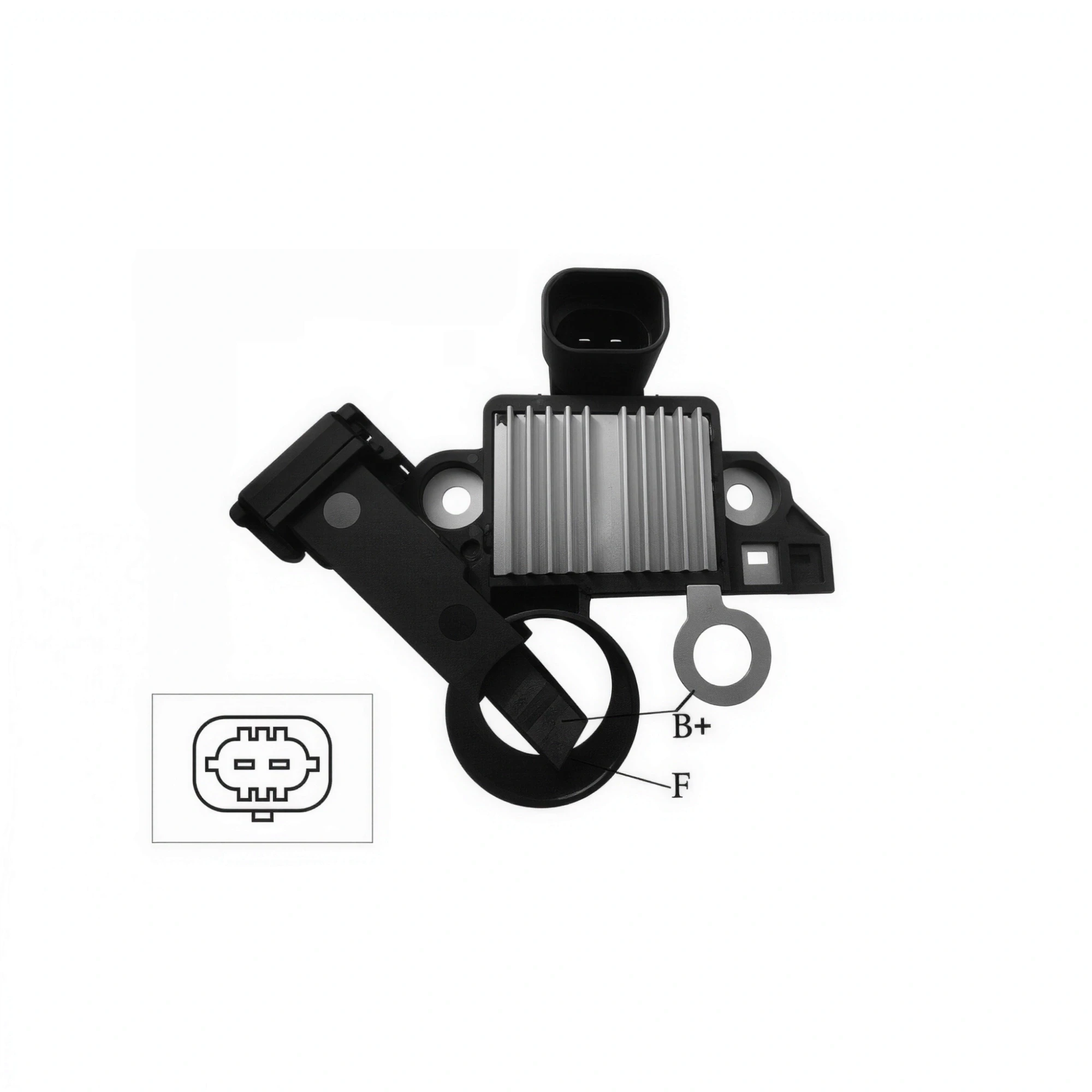 REGULADOR DE VOLTAJE TIPO DELCO 12V 2P