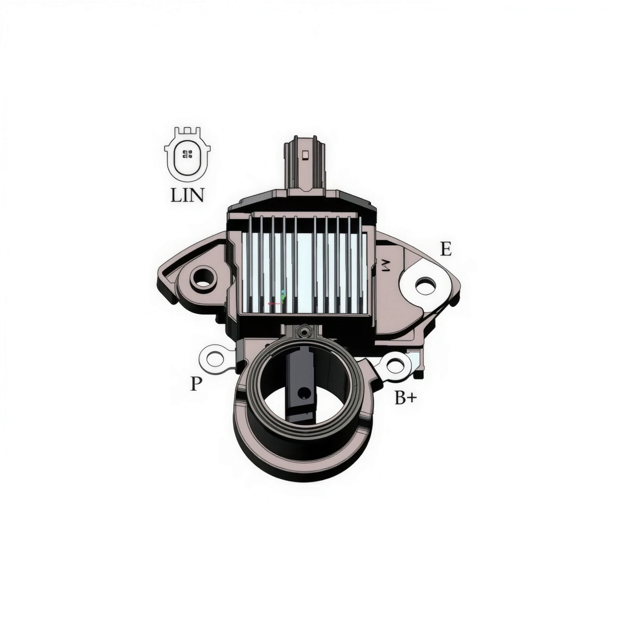 REGULADOR DE VOLTAJE MITSUBISHI 12V