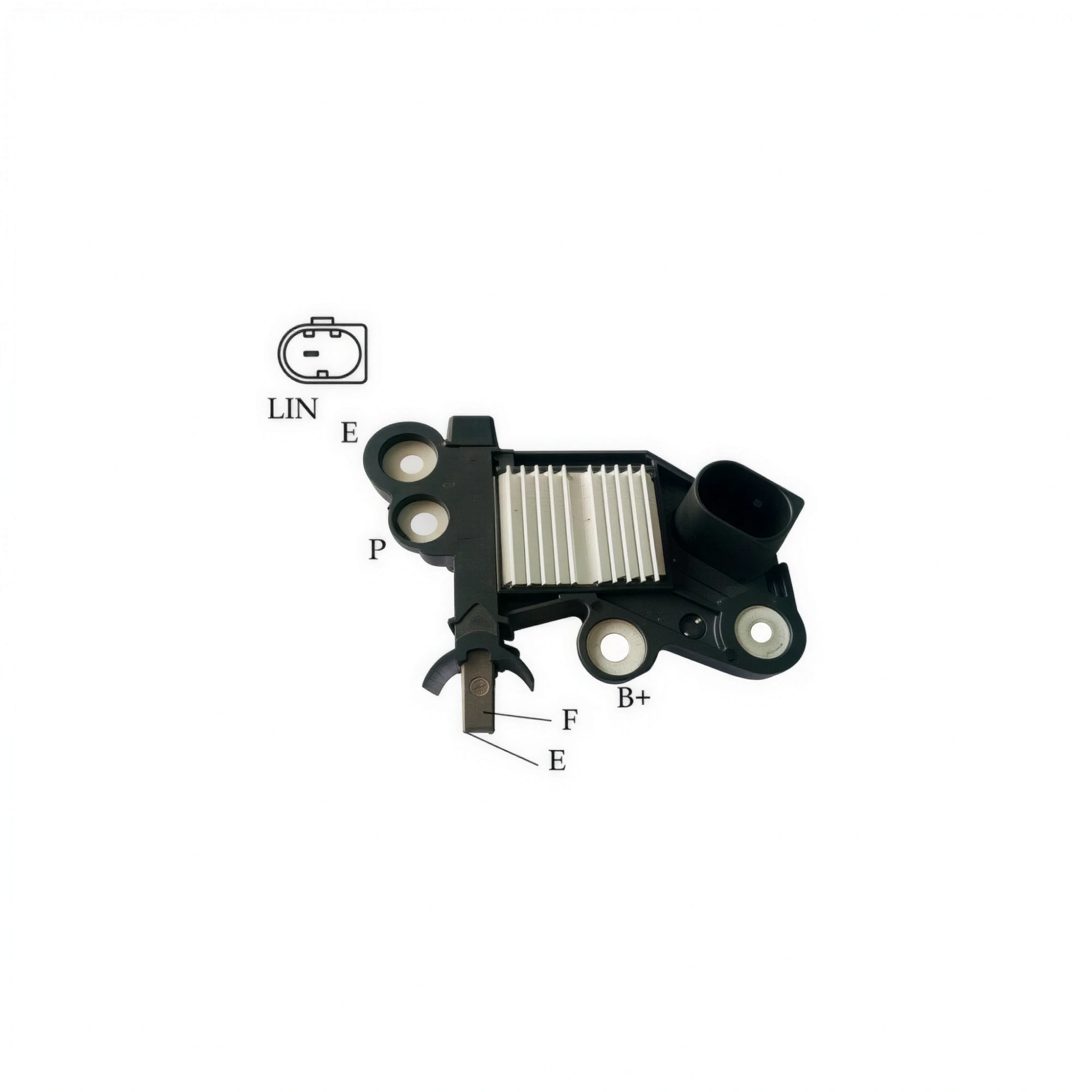 REGULADOR DE VOLTAJE TIPO BOSCH 12V 1P