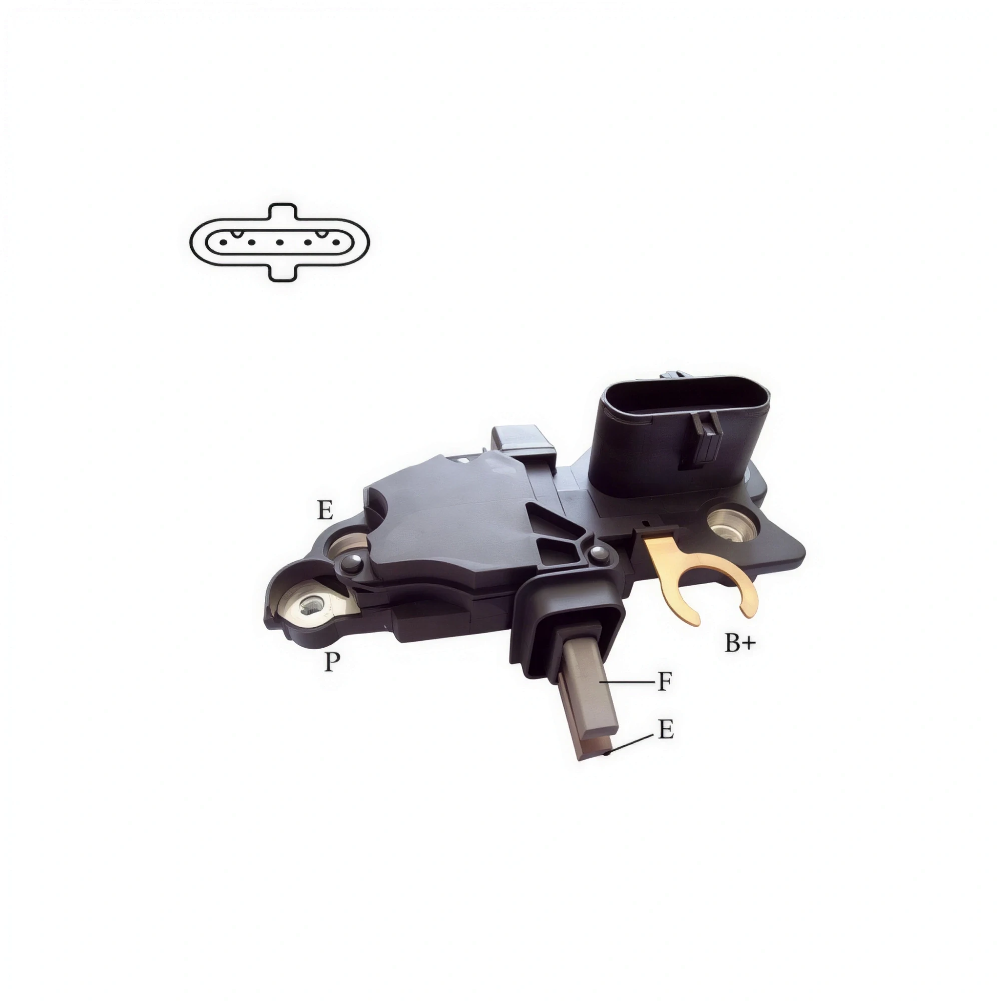REGULADOR DE VOLTAJE TIPO BOSCH 24V 5P