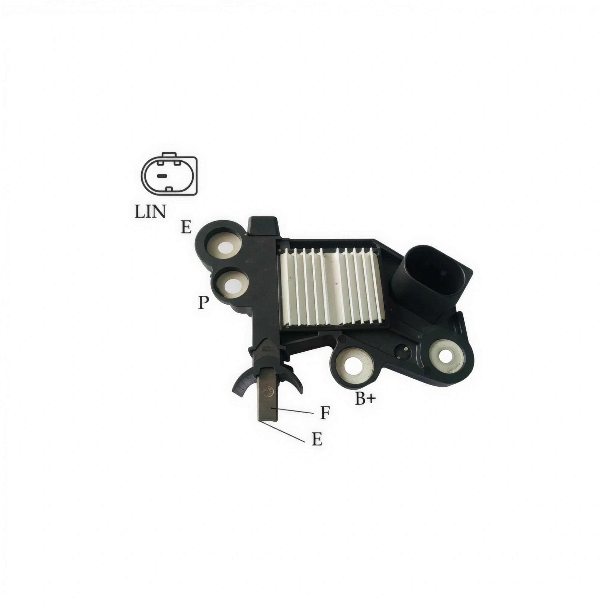 REGULADOR DE VOLTAJE TIPO BOSCH 12V 1P