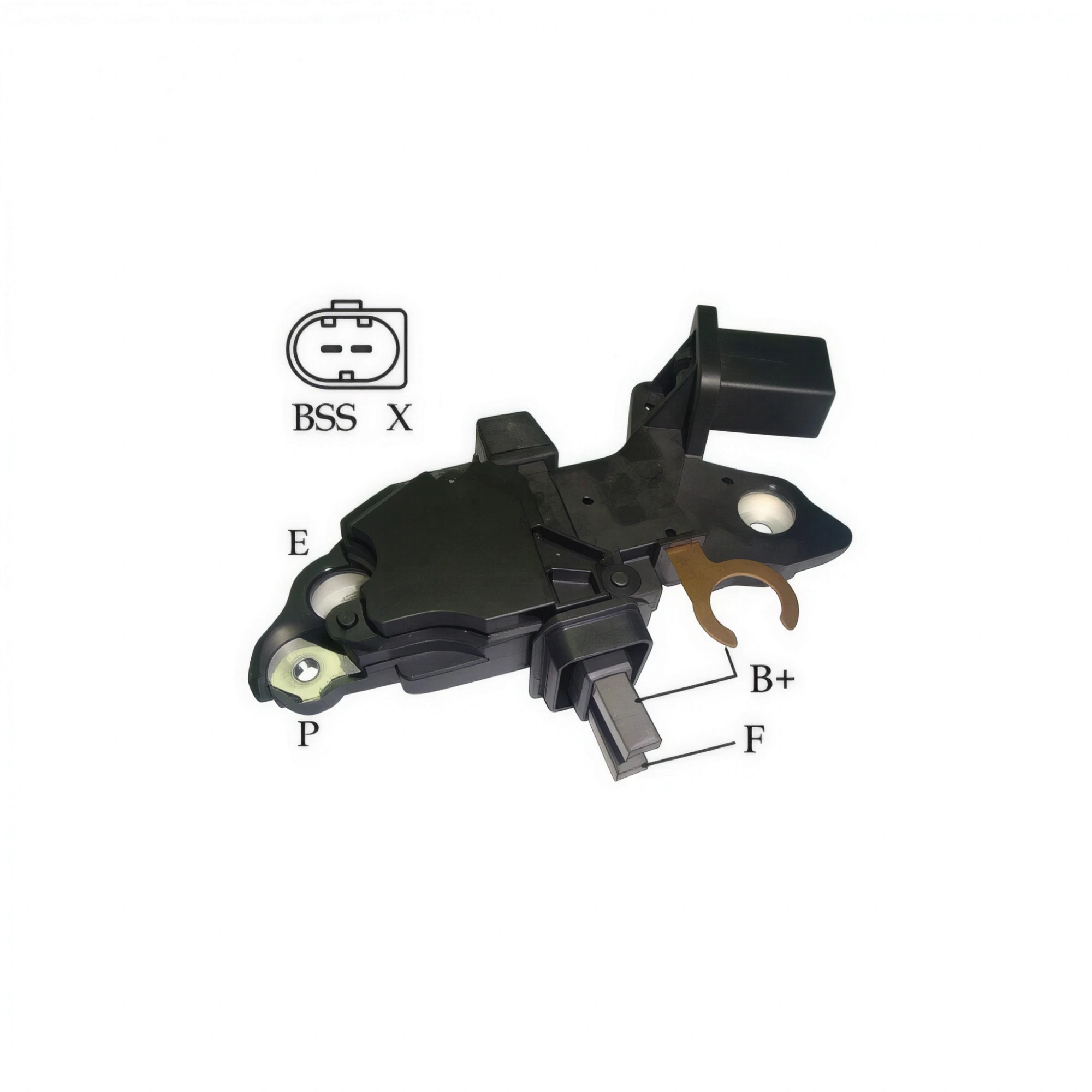 REGULADOR DE VOLTAJE TIPO BOSCH 12V 2P