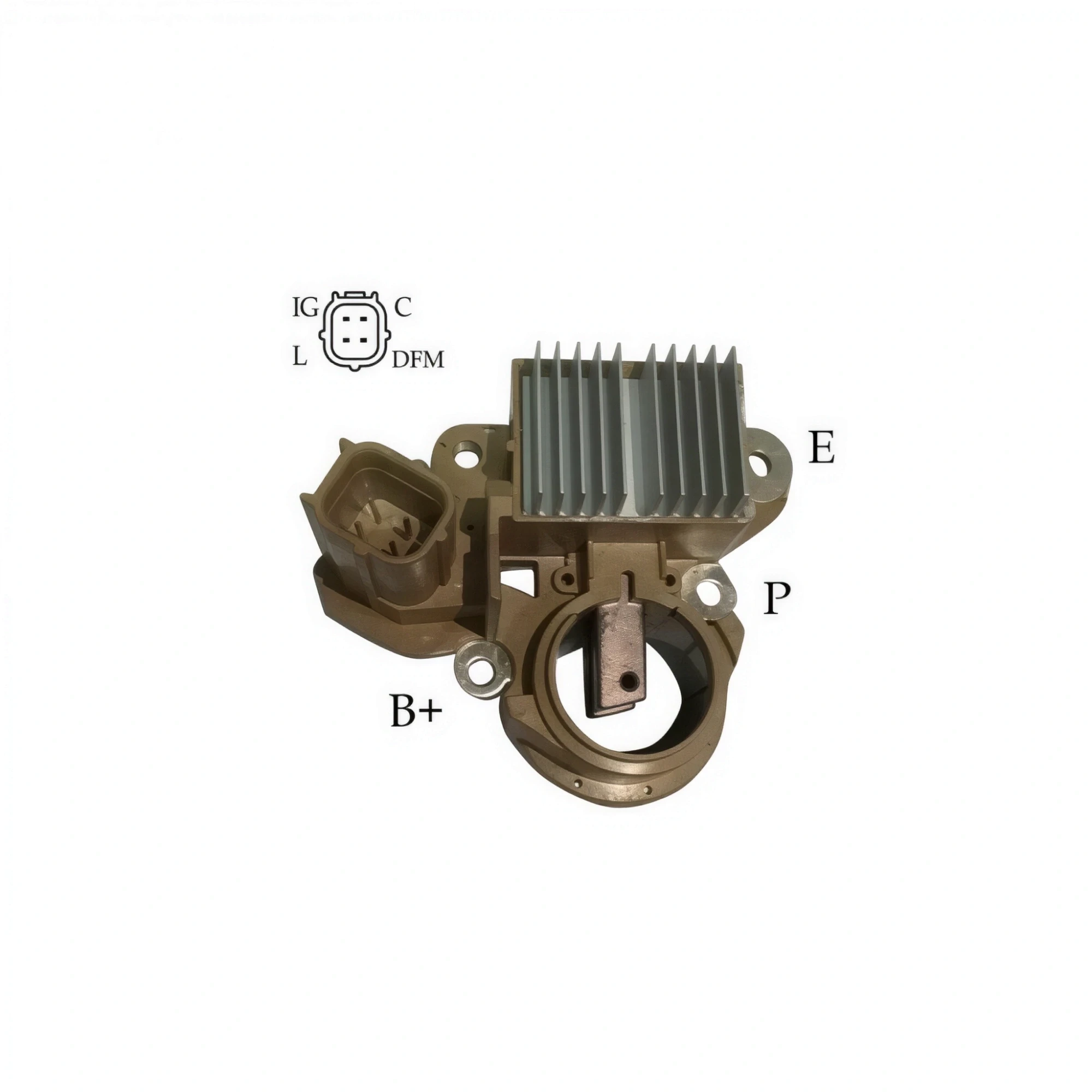 REGULADOR DE VOLTAJE TIPO MITSUBISHI 12V 4P