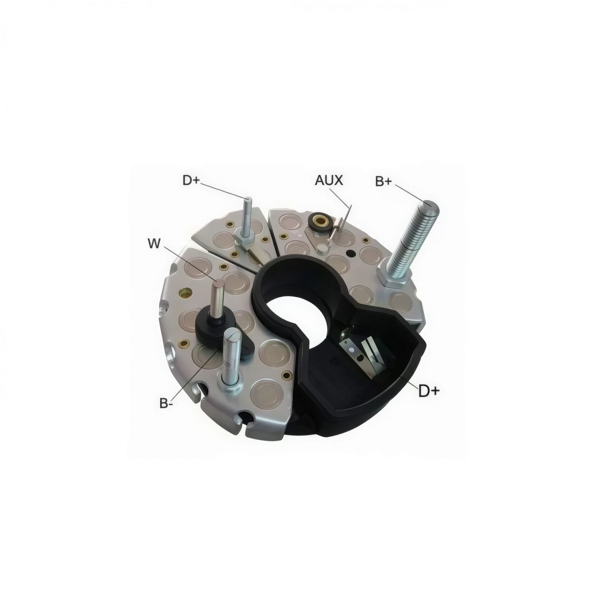 PLAQUETA RECTIFICADORA TIPO BOSCH 8D 50A