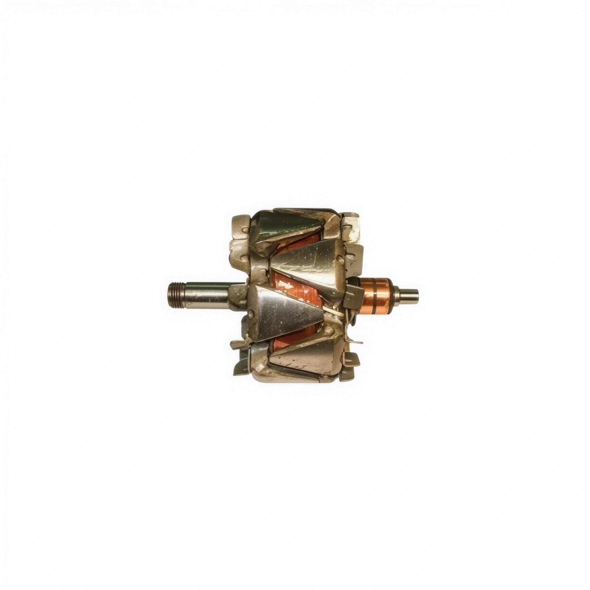 ROTOR MITSUBISHI C/V ( EJE L/POLEA: 17mm /  EJE L/COLECTOR: 8mm)